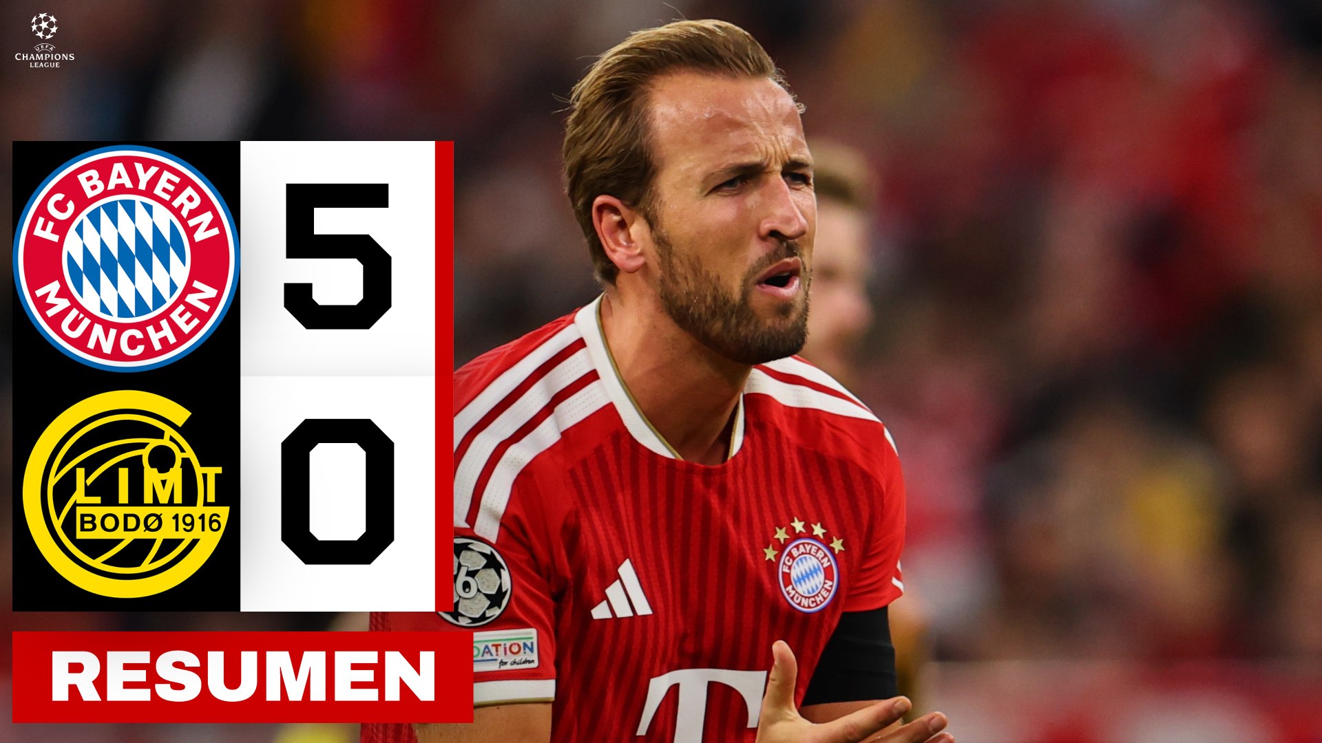 Victoria del Bayern ante el Bodo.  