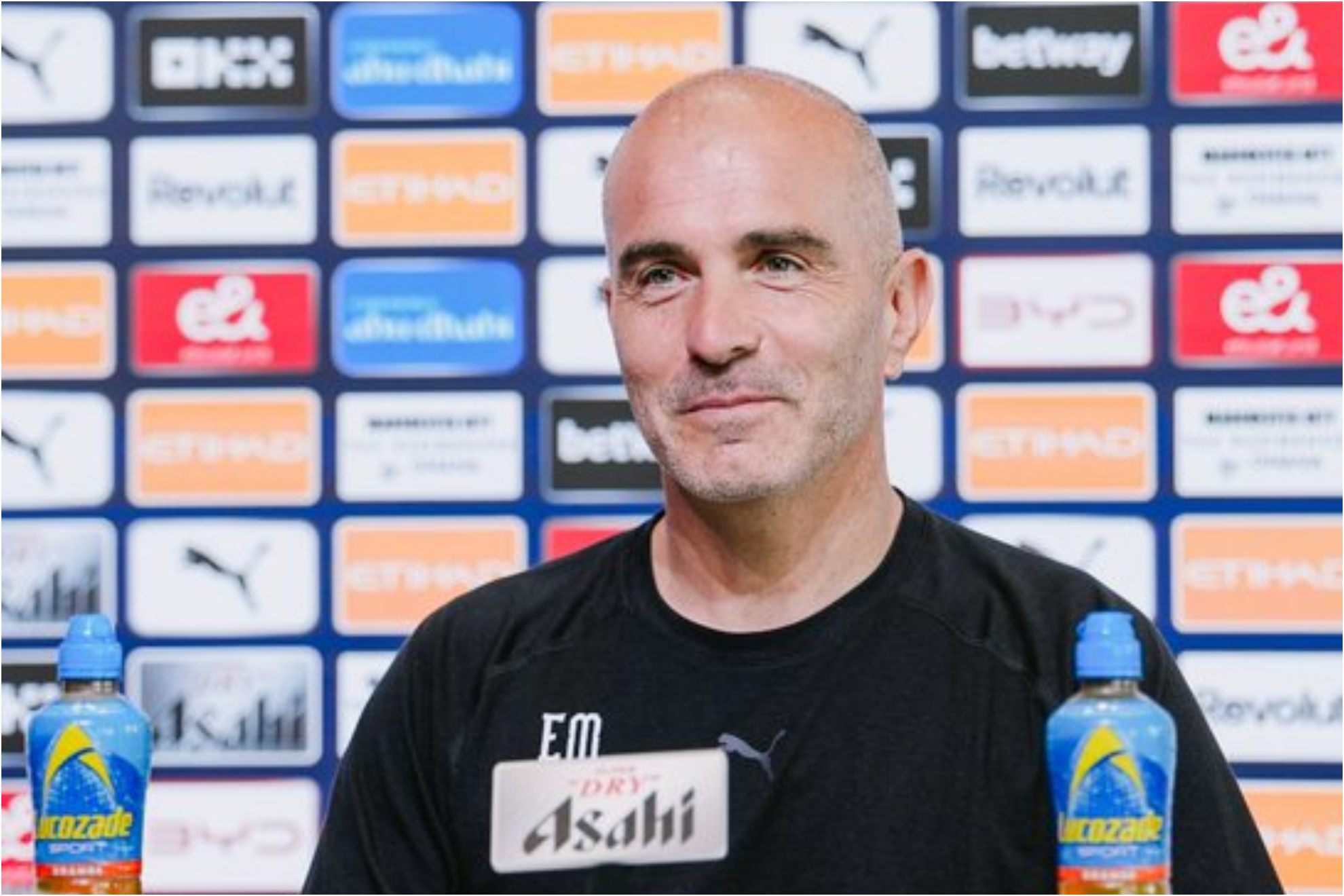 Enzo Maresca, en rueda de prensa.