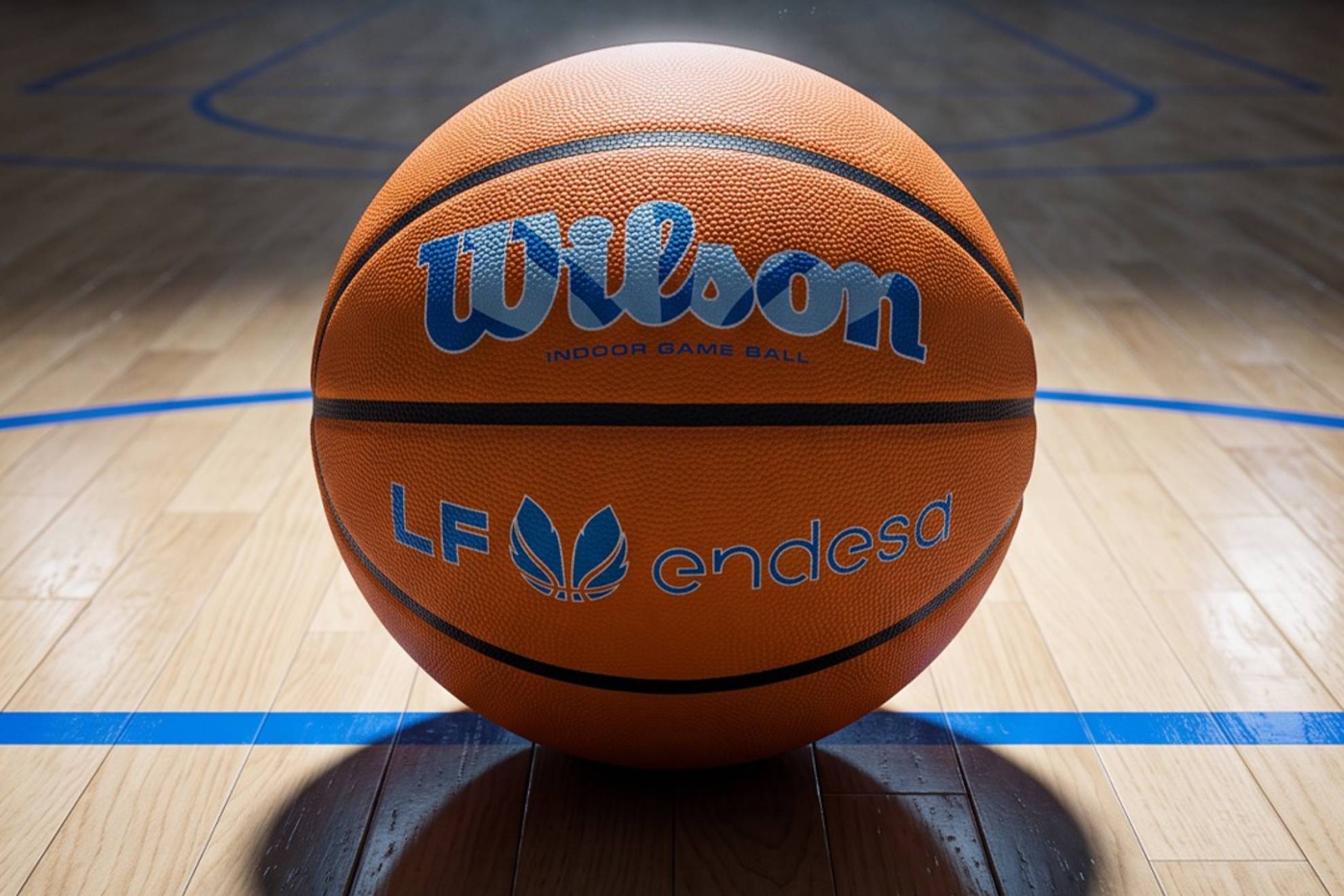 Un balón de la Liga Femenina Endesa.