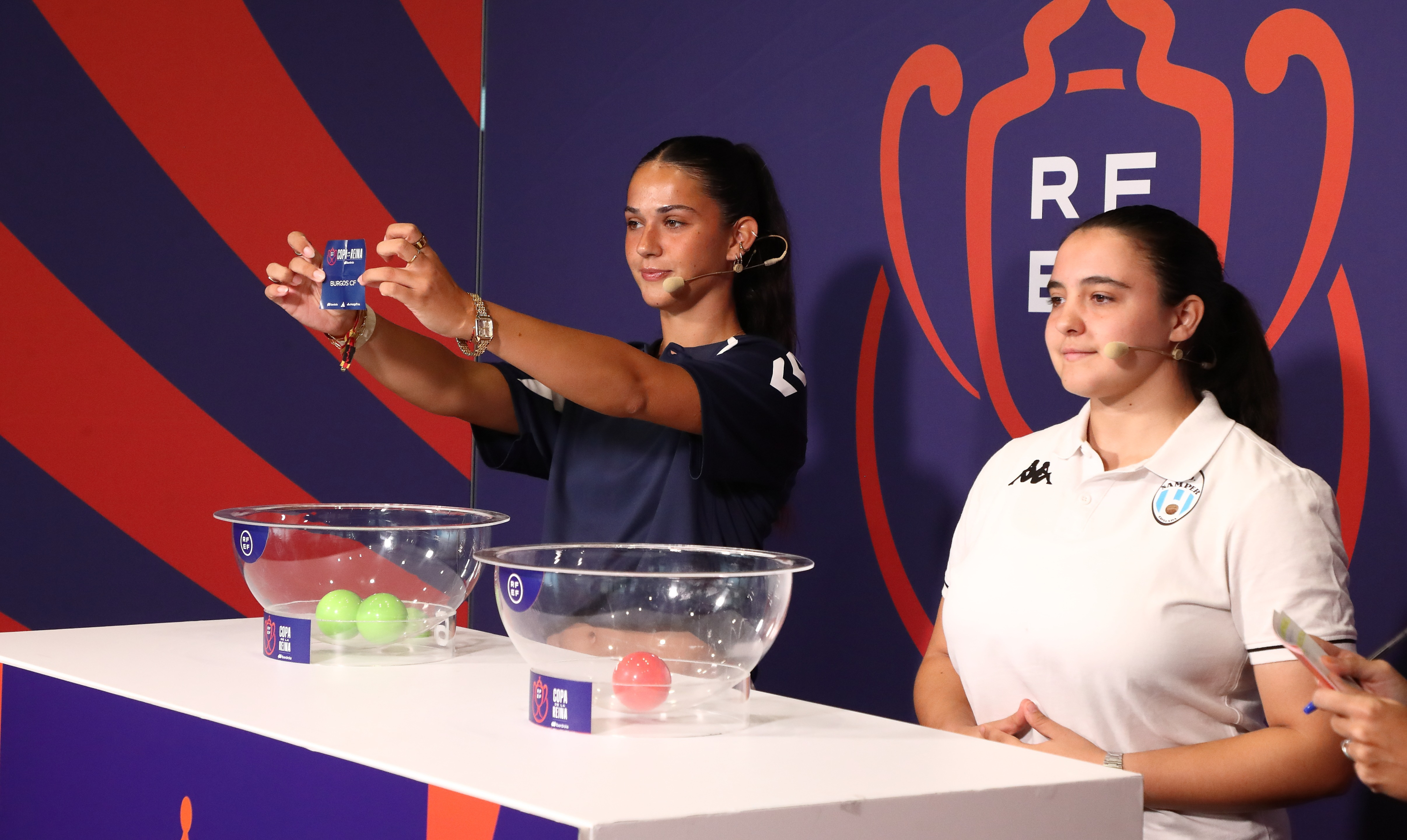 Rocío Fernández e Isabel Navas Rodríguez, manos inocentes del sorteo de Copa RFEF