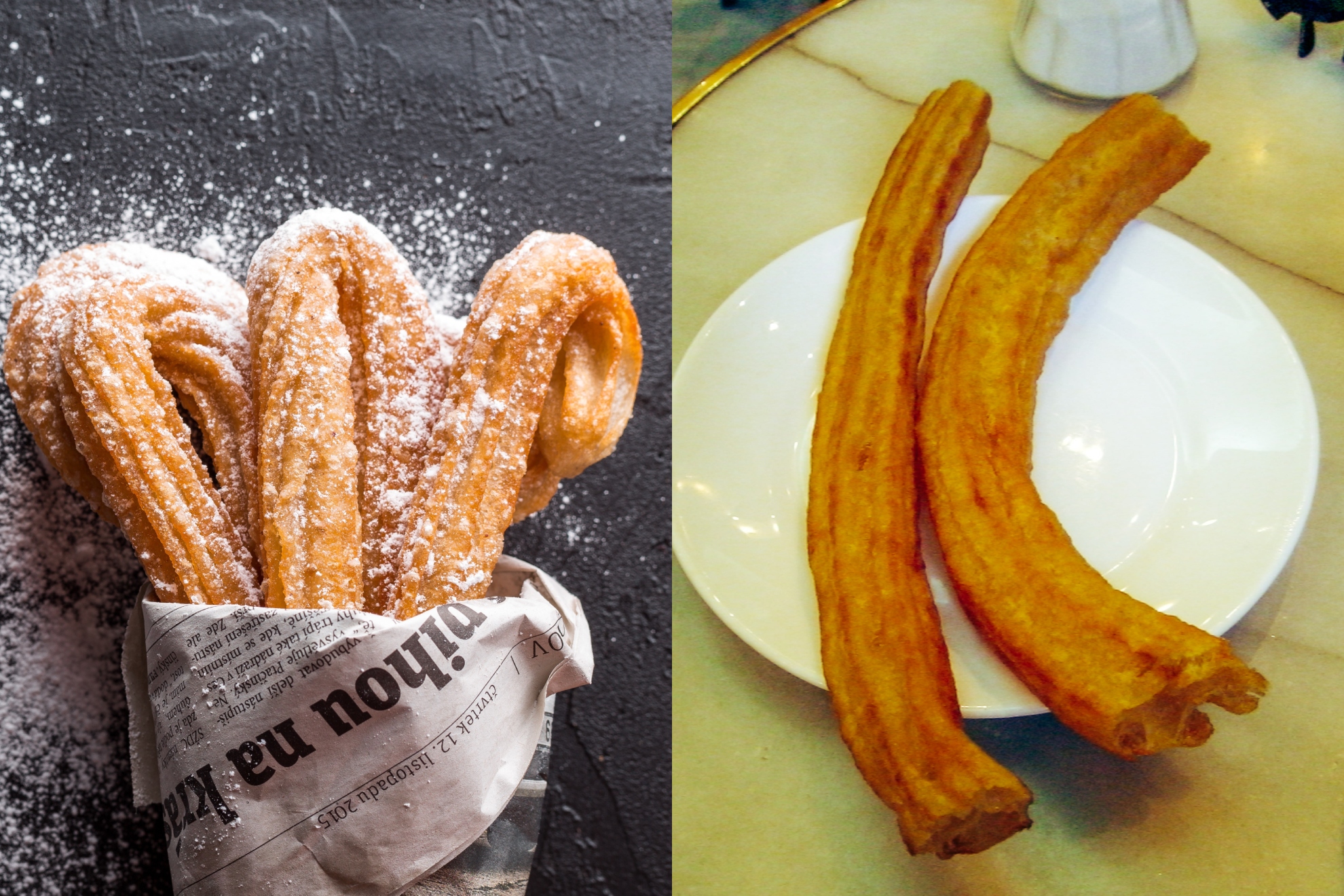 Churros y porras.