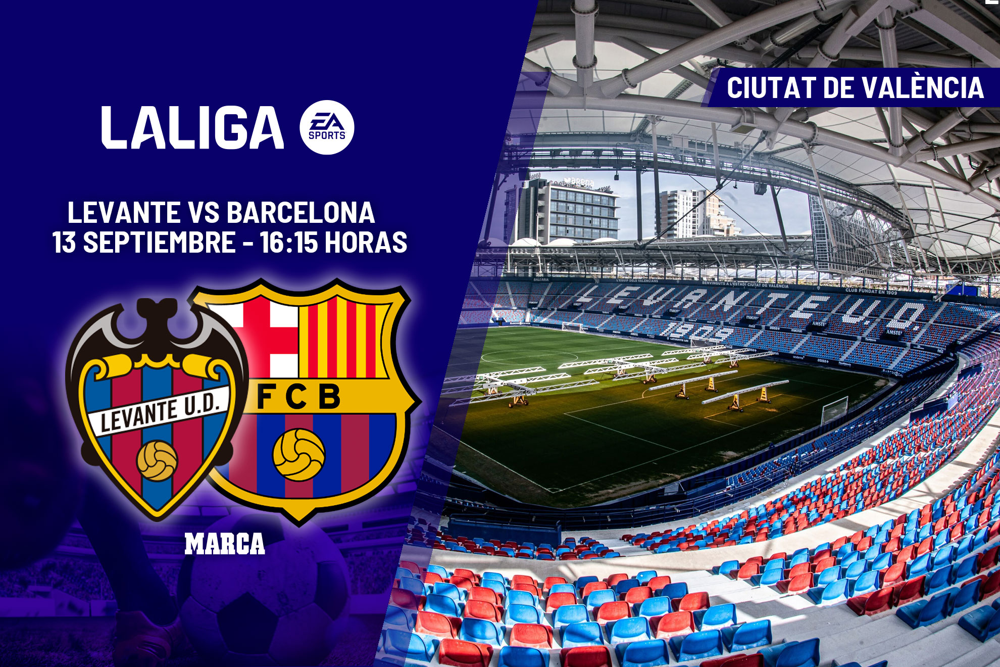 El Levante recibe al Barça