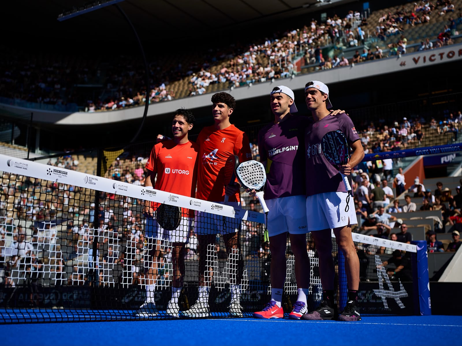La foto de la primera semifinal en Roland Garros. Premier Padel