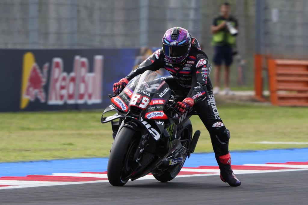 Jorge Martín, en Misano.