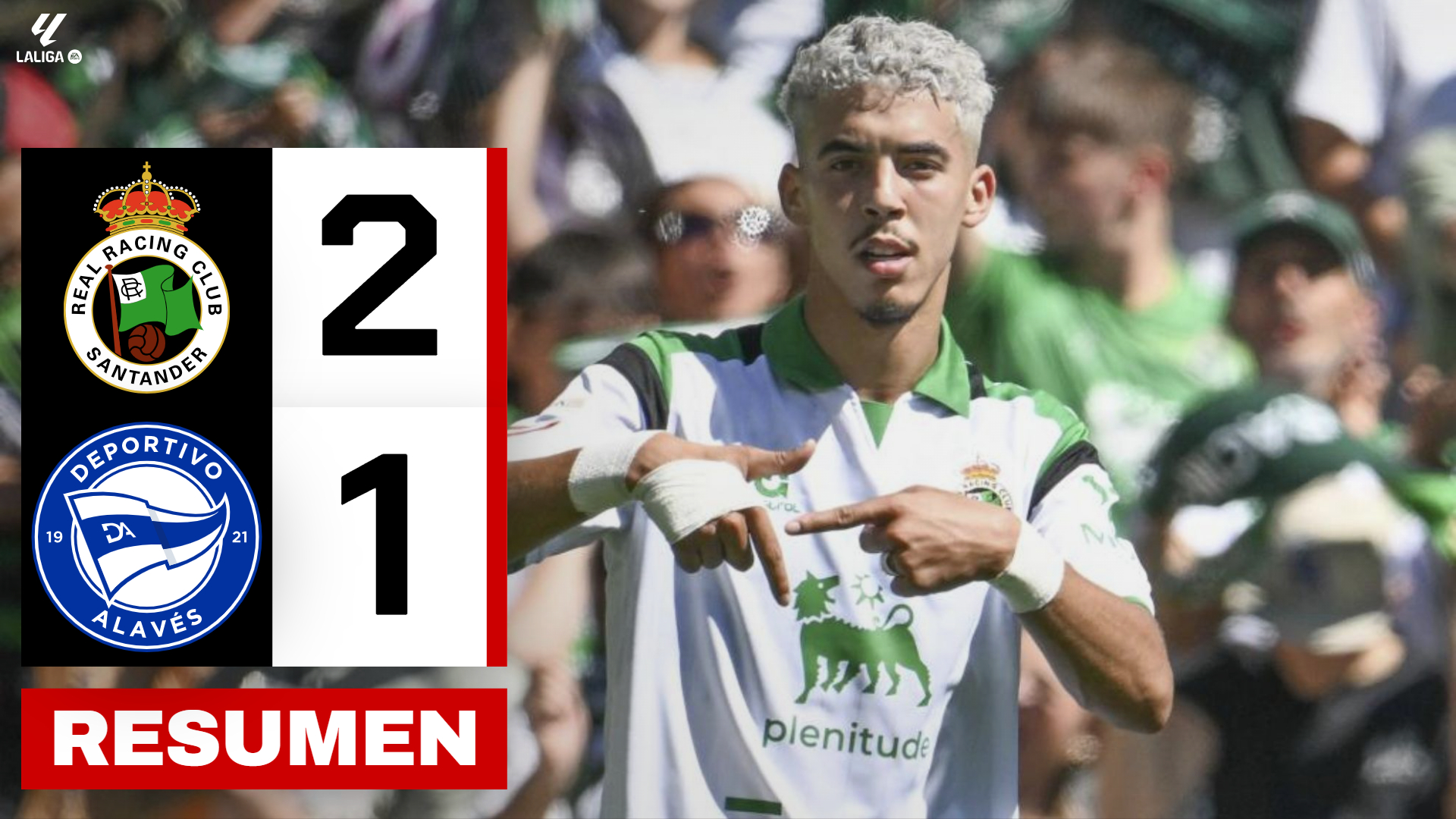 Racing de Santander 2-1 Alavés: resumen y goles  LaLiga, jornada 5