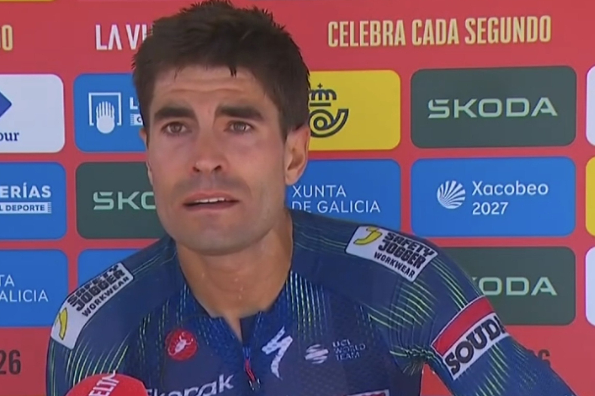Landa, tras ganar en LaVuelta.