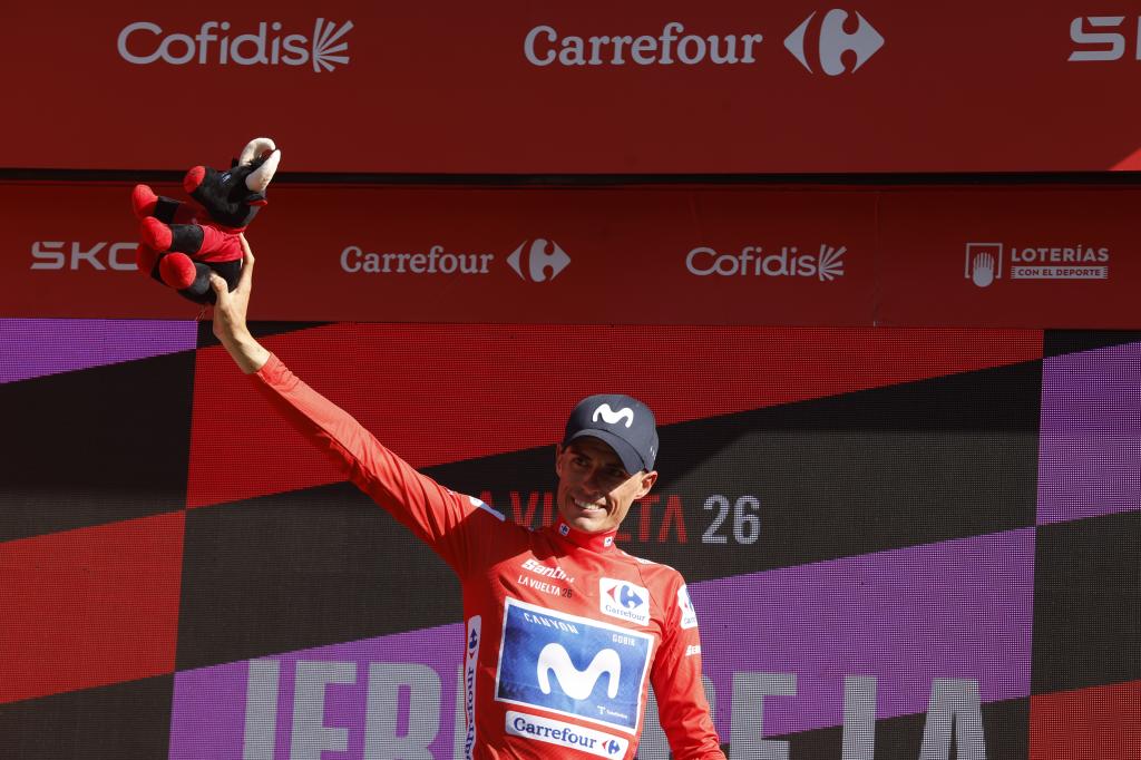 Roglic, de rojo Jerez.