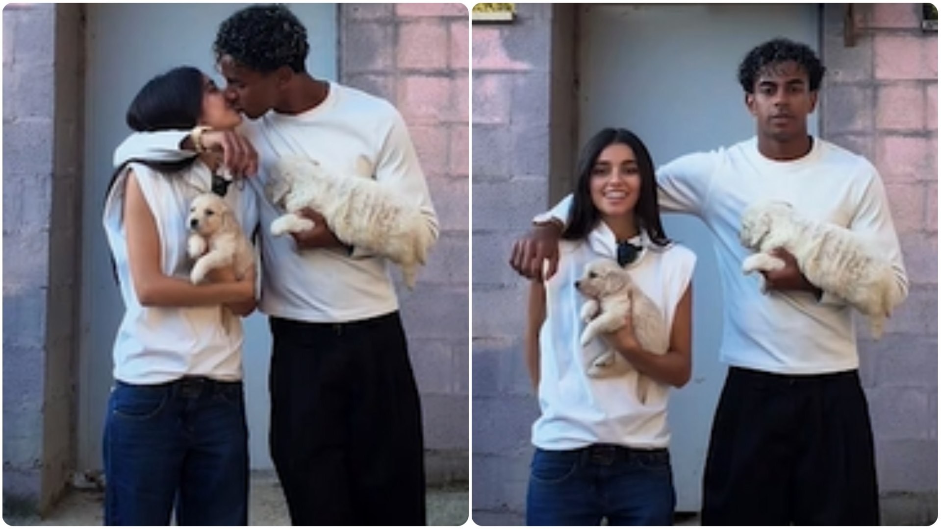 El amor sigue para el futbolista del FC Barcelona, ahora ha compartido en sus redes un vídeo con su pareja cargando a dos nuevos miembros de la familia. Dos cachorritos.