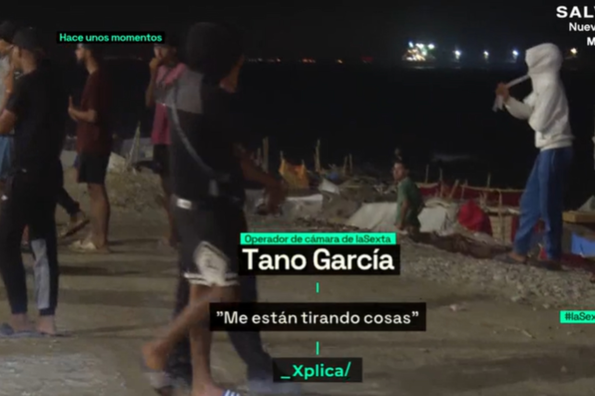 Un cámara de La Sexta, víctima de una agresión en los altercados de Ceuta La Sexta Xplica