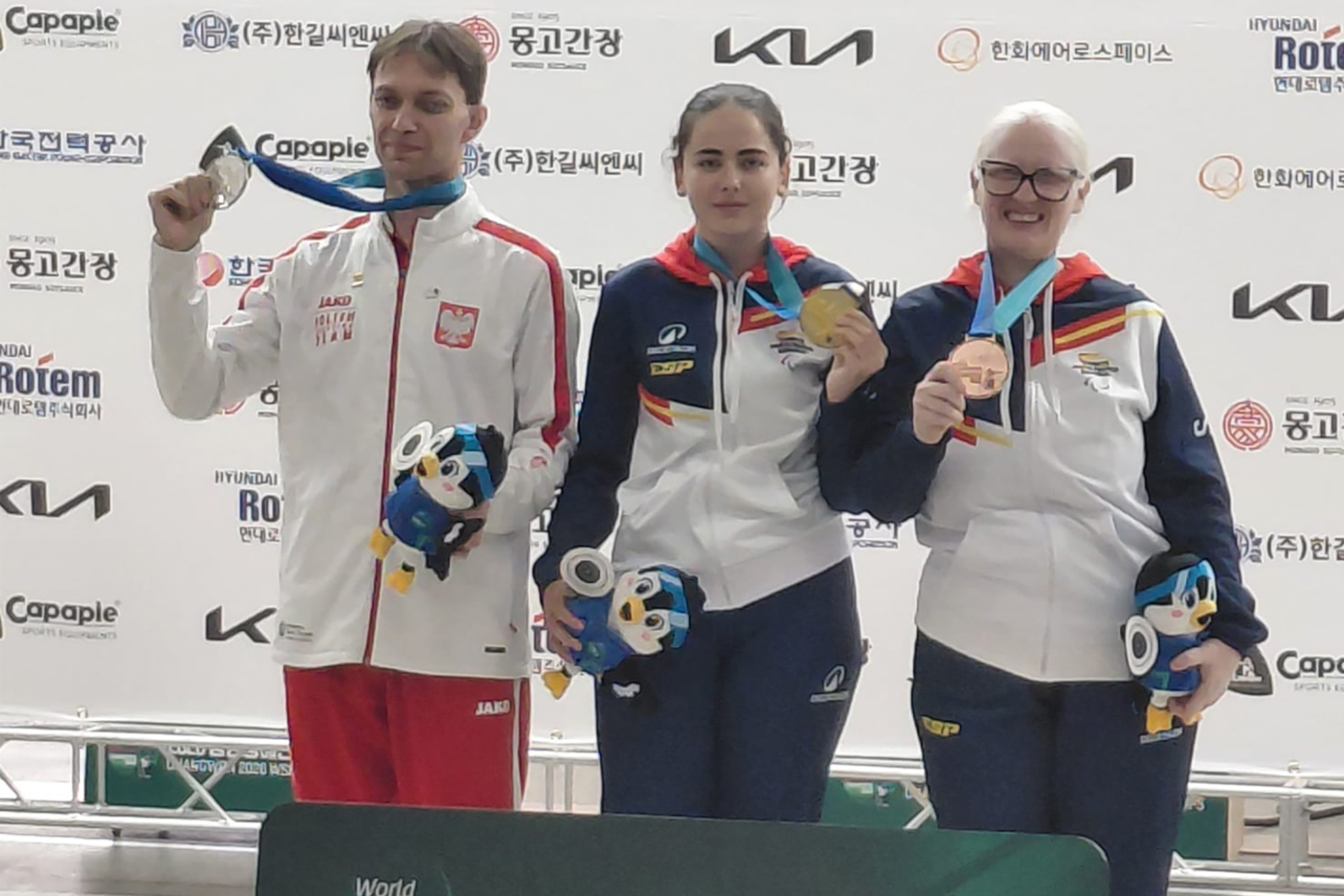 Isabel López se proclama campeona del mundo de tiro con carabina.