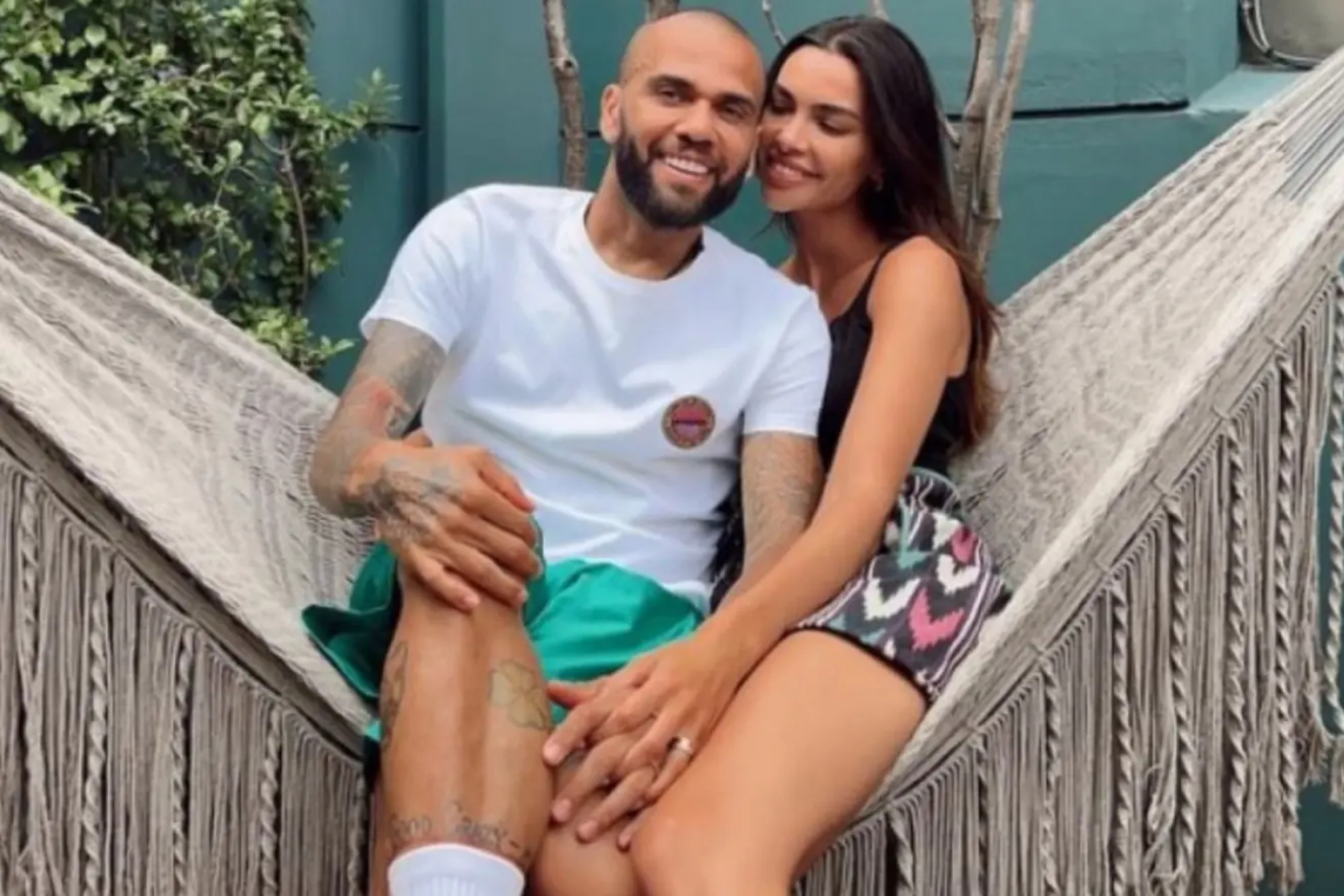Dani Alves junto a Joana Sanz Instagram