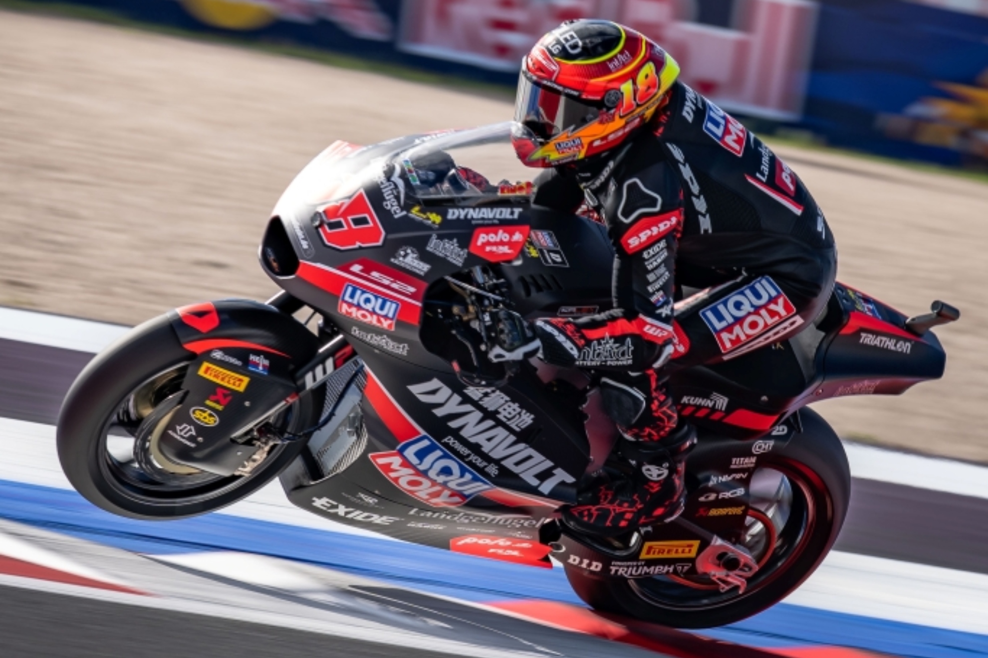 Manu González, en Misano.