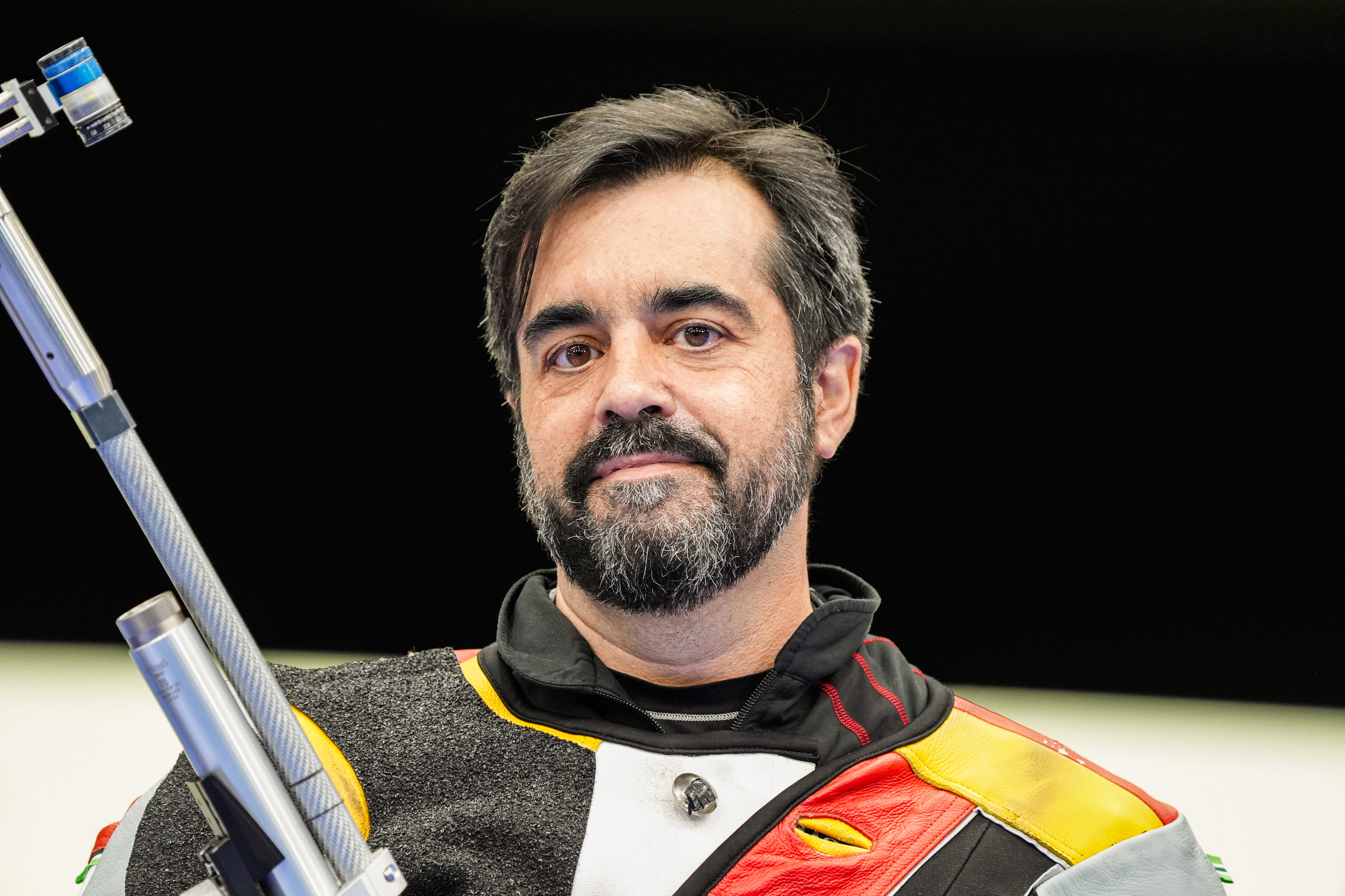 Juan Antonio Saavedra, medalla de bronce en tiro olímpico. Mikael Helsing