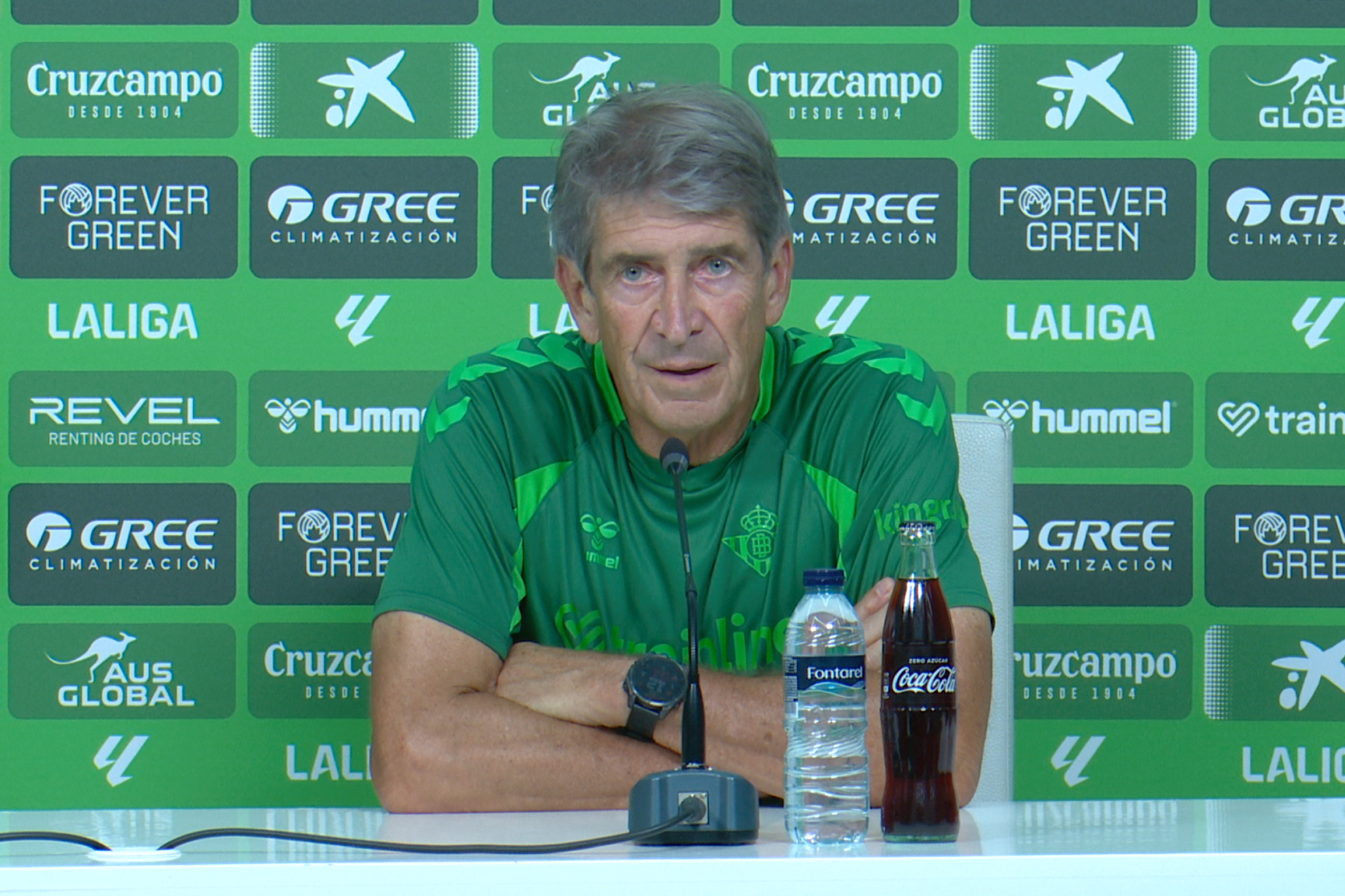Pellegrini, en rueda de prensa BETIS TV