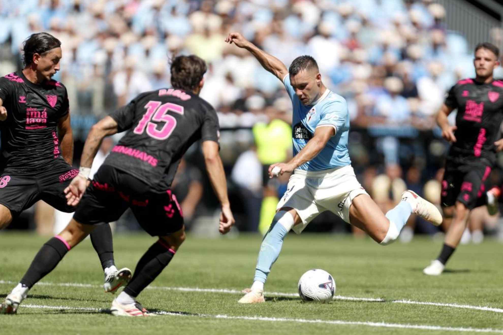 Jutglá, en la acción del gol.