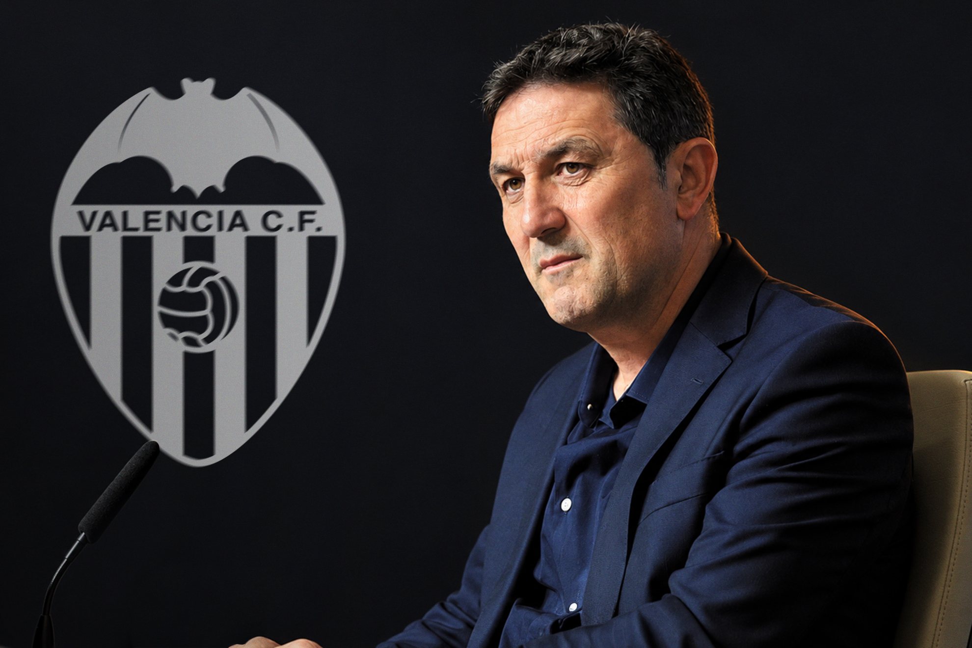 Braulio Vázquez, nuevo director deportivo del Valencia.