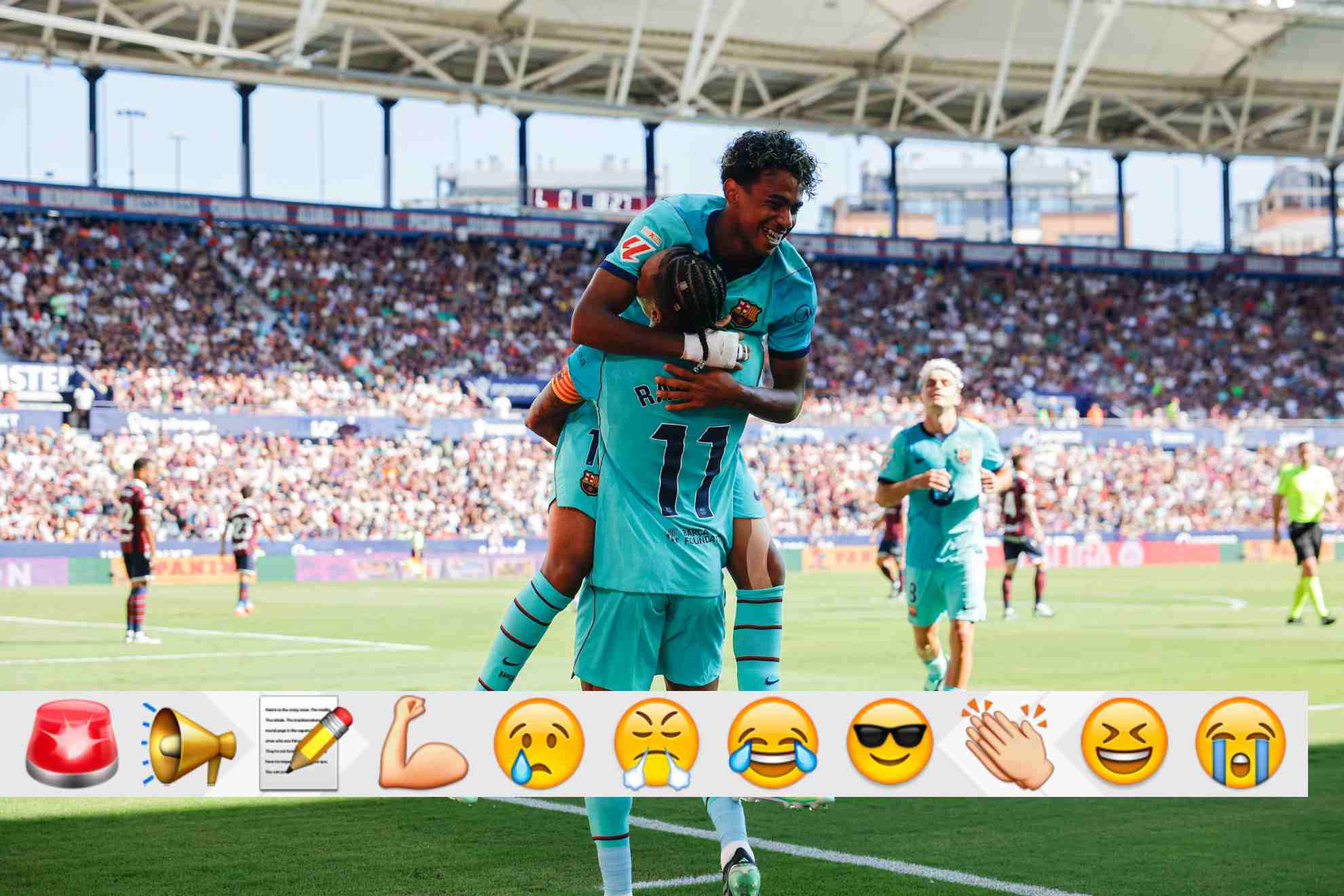 Lamine y Raphinha
