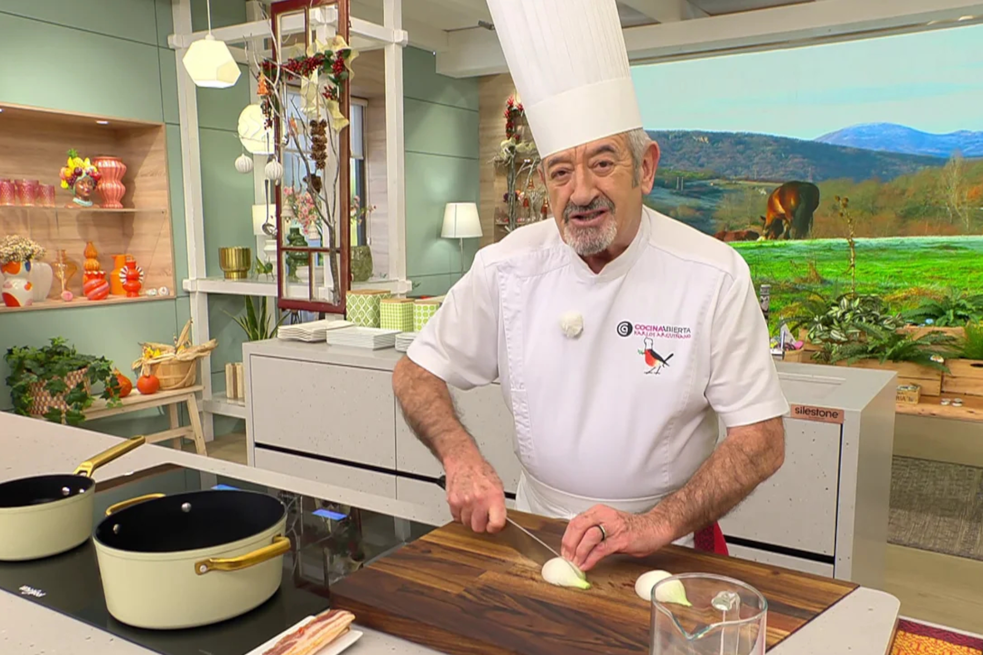 Karlos Arguiñano, cocinero y presentador de 'Cocina abierta' Antena 3