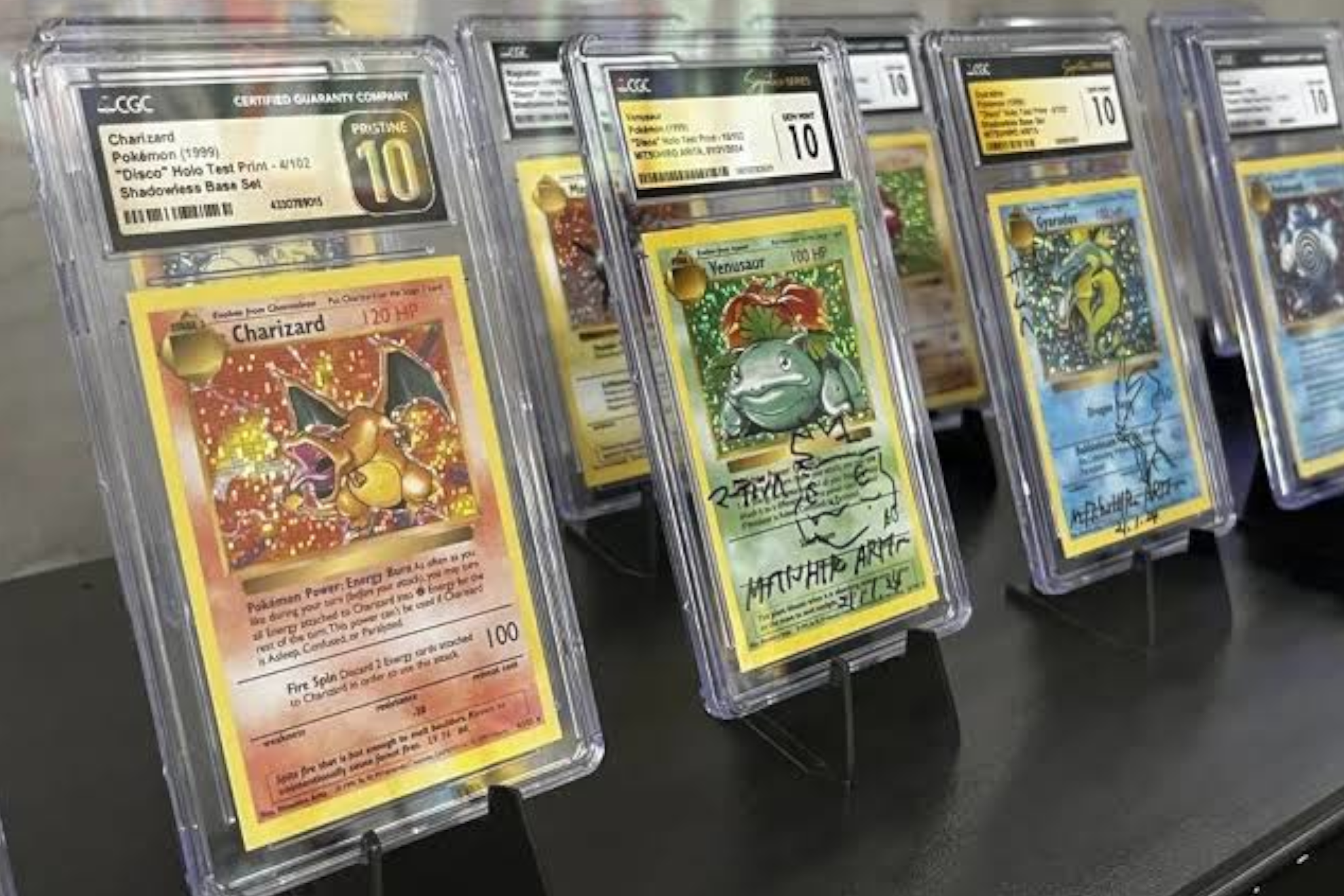 Cartas de Pokémon valoradas con la mejor calificación EFE