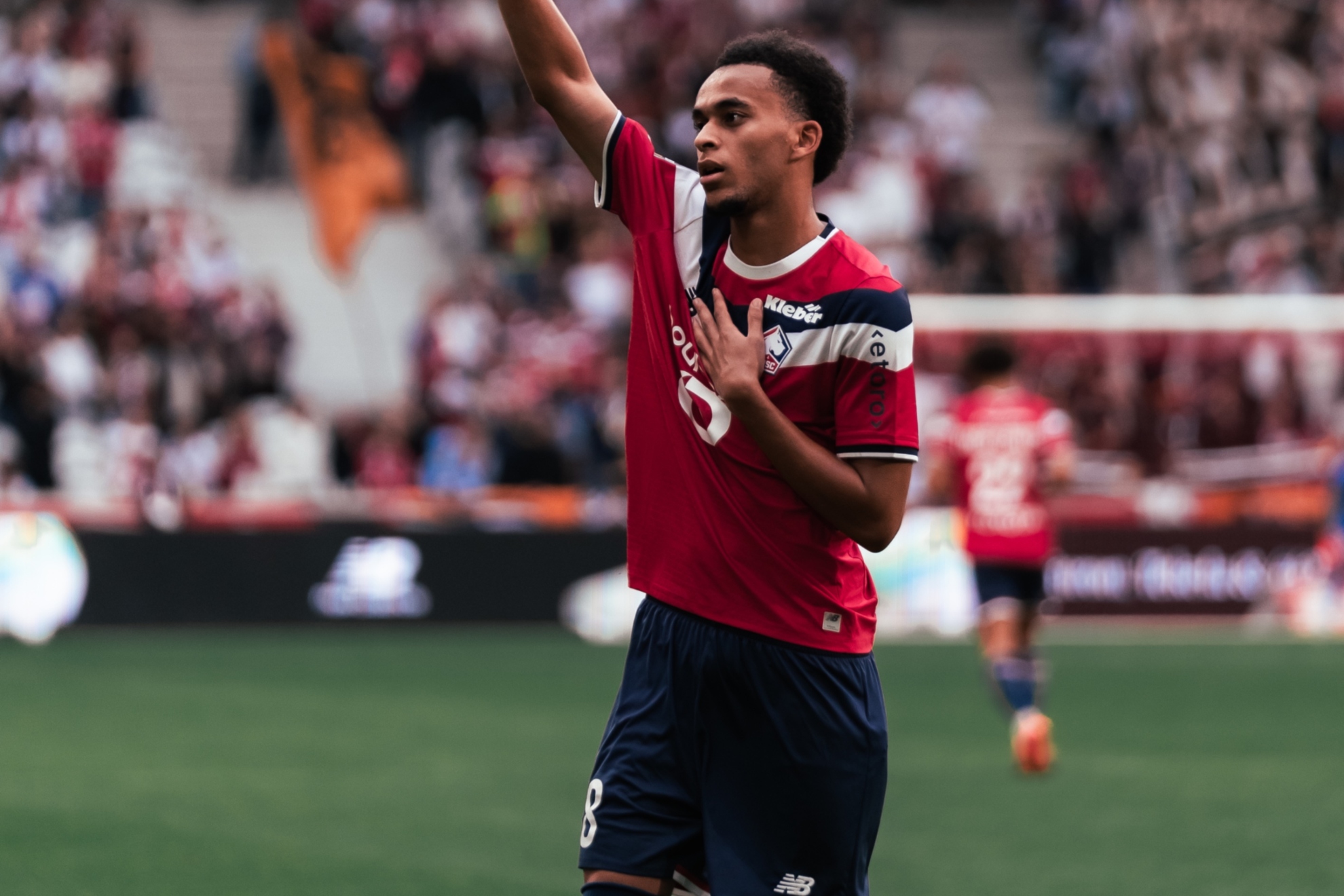 Ethan Mbappé marca para el Lille. LOSC LILLE.