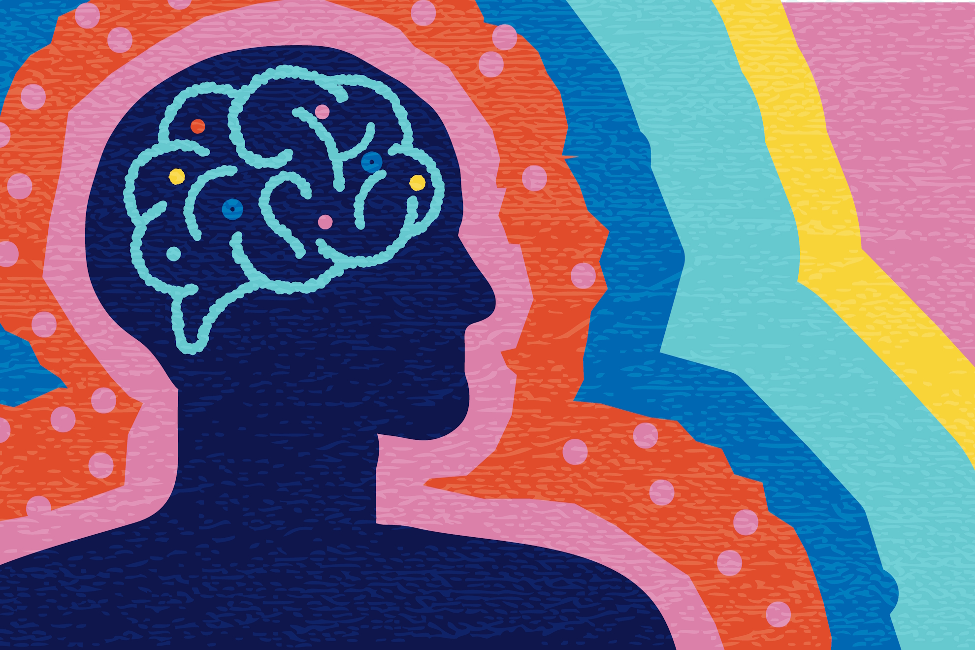 Ilustración sobre la salud del cerebro. Getty