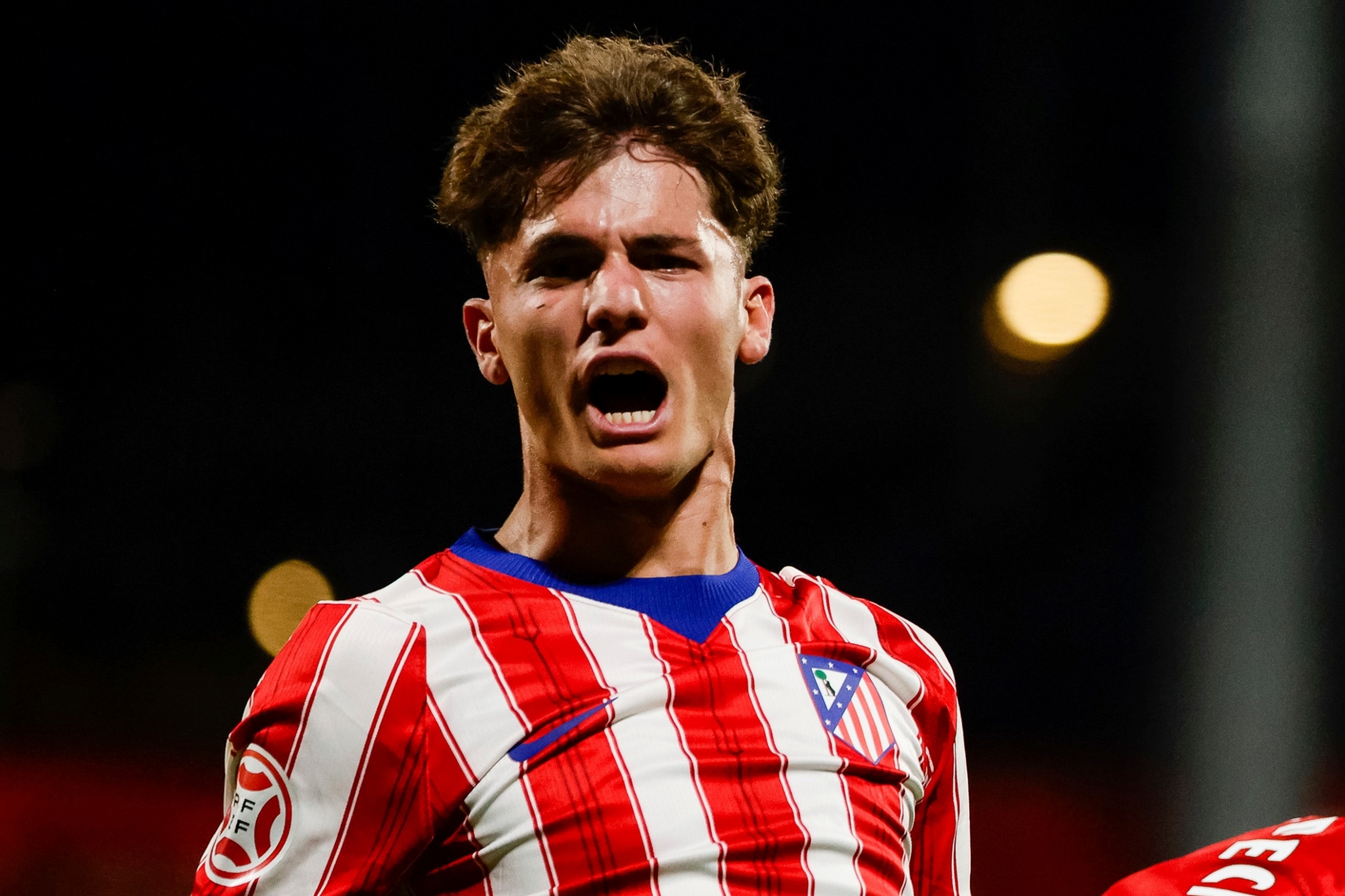 CUBO CELEBRA UNO DE SUS GOLES. ATLÉTICO DE MADRID