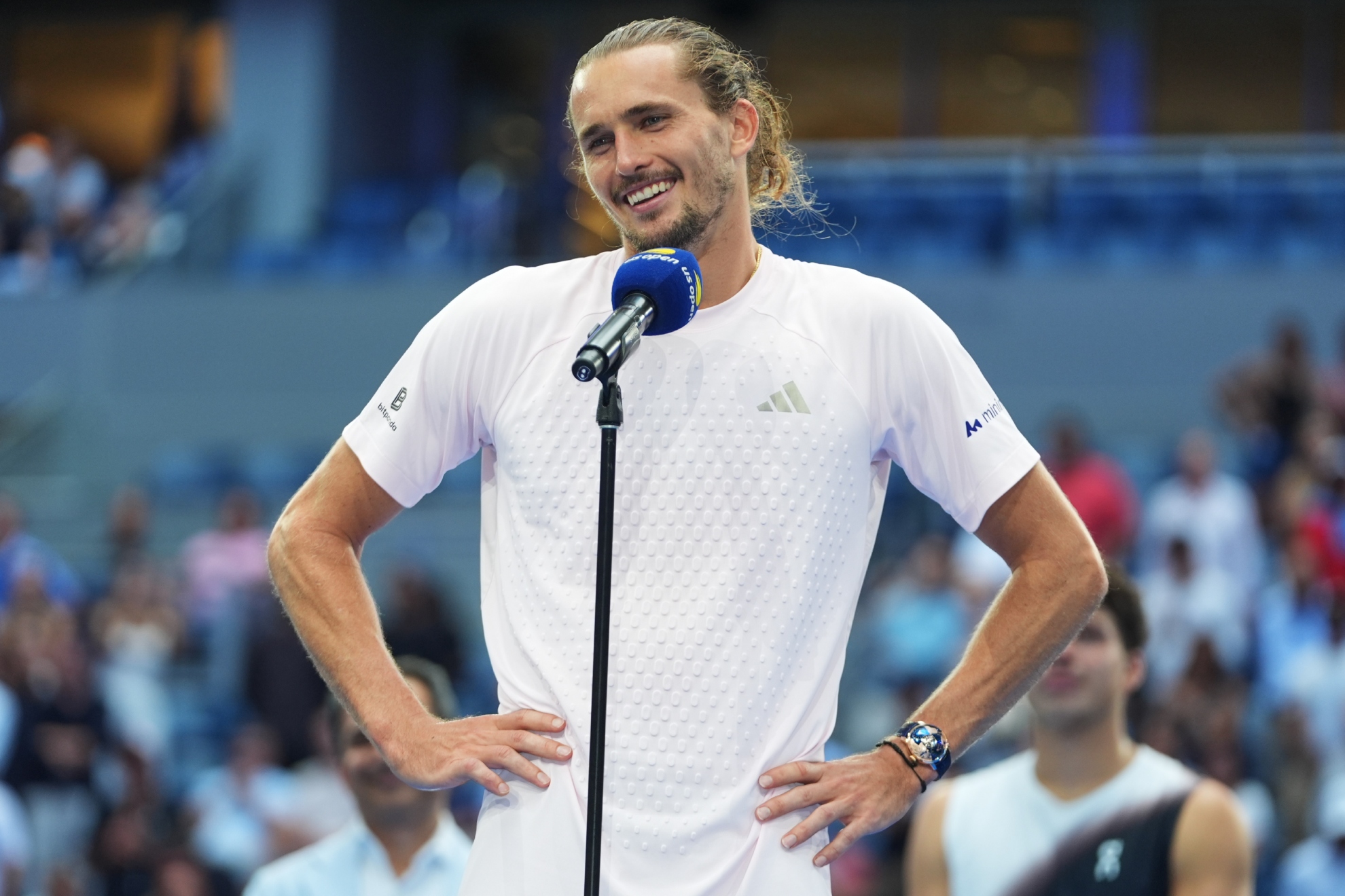 Zverev, en el discurso posterior a la final.