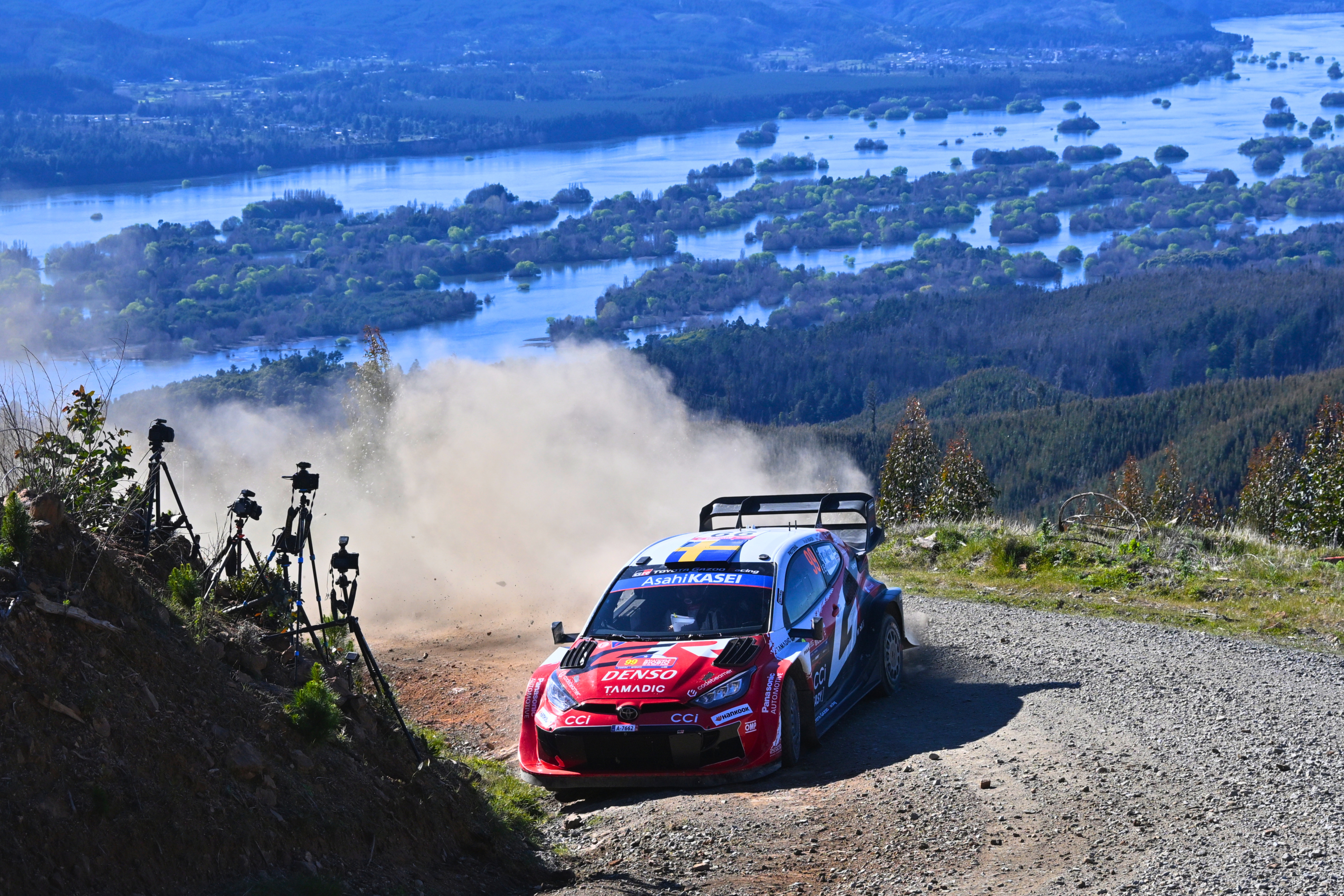 Solberg, en acción.