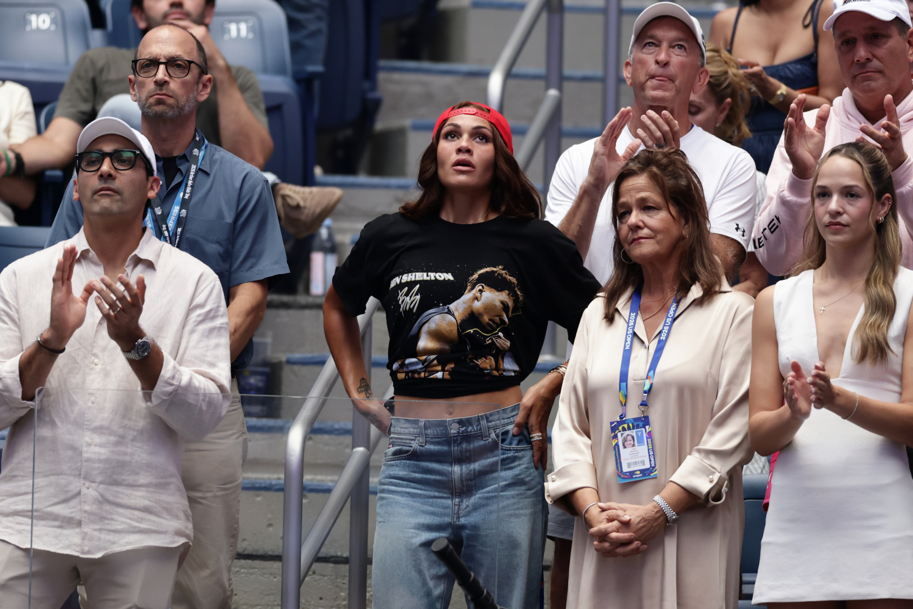 Trinity Rodman, el "talismán" de Ben Shelton y la otra estrella del US Open: "Lo significa todo"