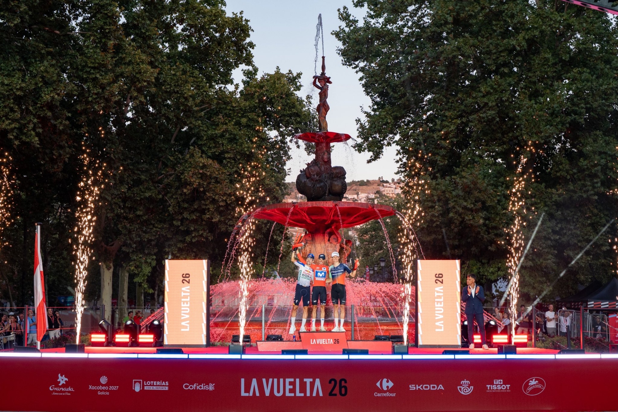 El podio de la Vuelta 2026. Vuelta.