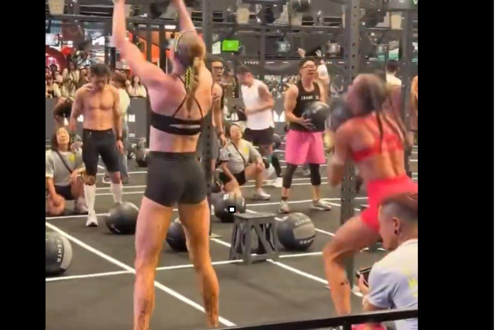 Joanna Wietrzyk, en la competición.