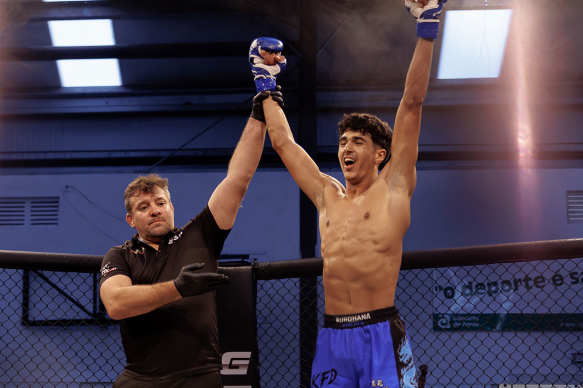 El lucense Adam Didam debuta en MMA con una victoria por TKO en solo 30 segundos