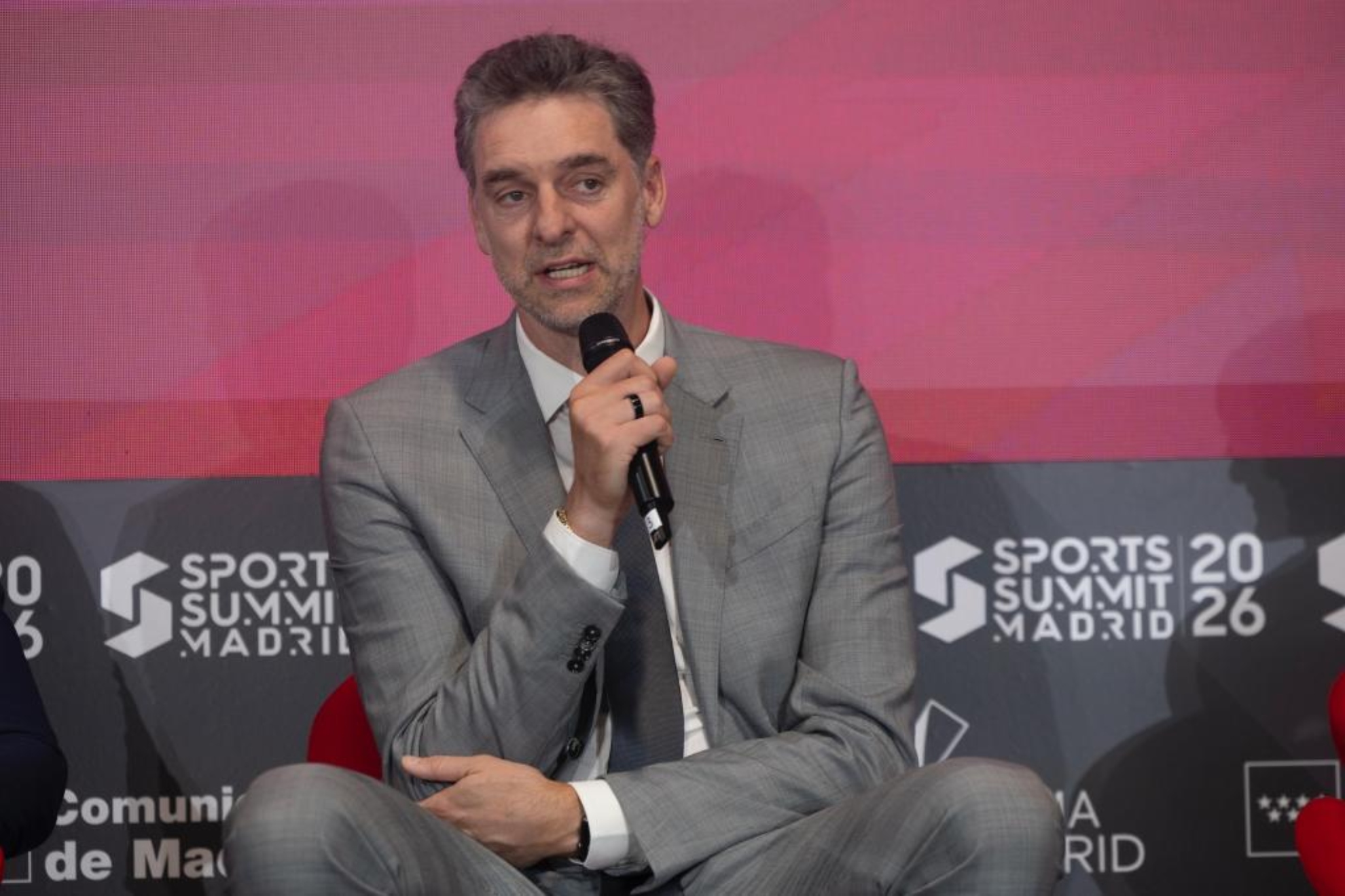 Pau Gasol en el SSM 26 SPORTS SUMMIT MADRID 2026.