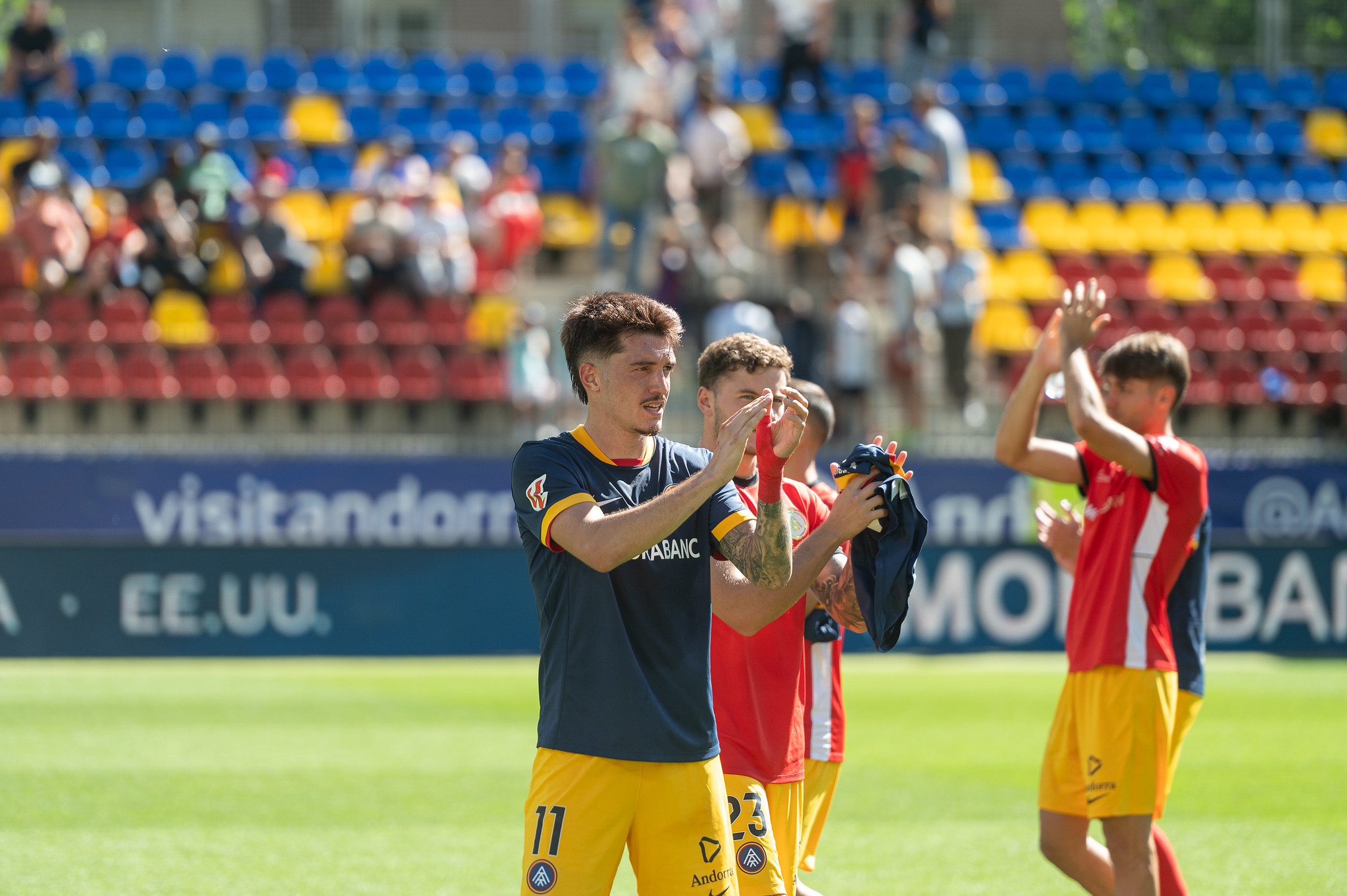 Lautaro de León, delantero del Andorra. FC ANDORRA