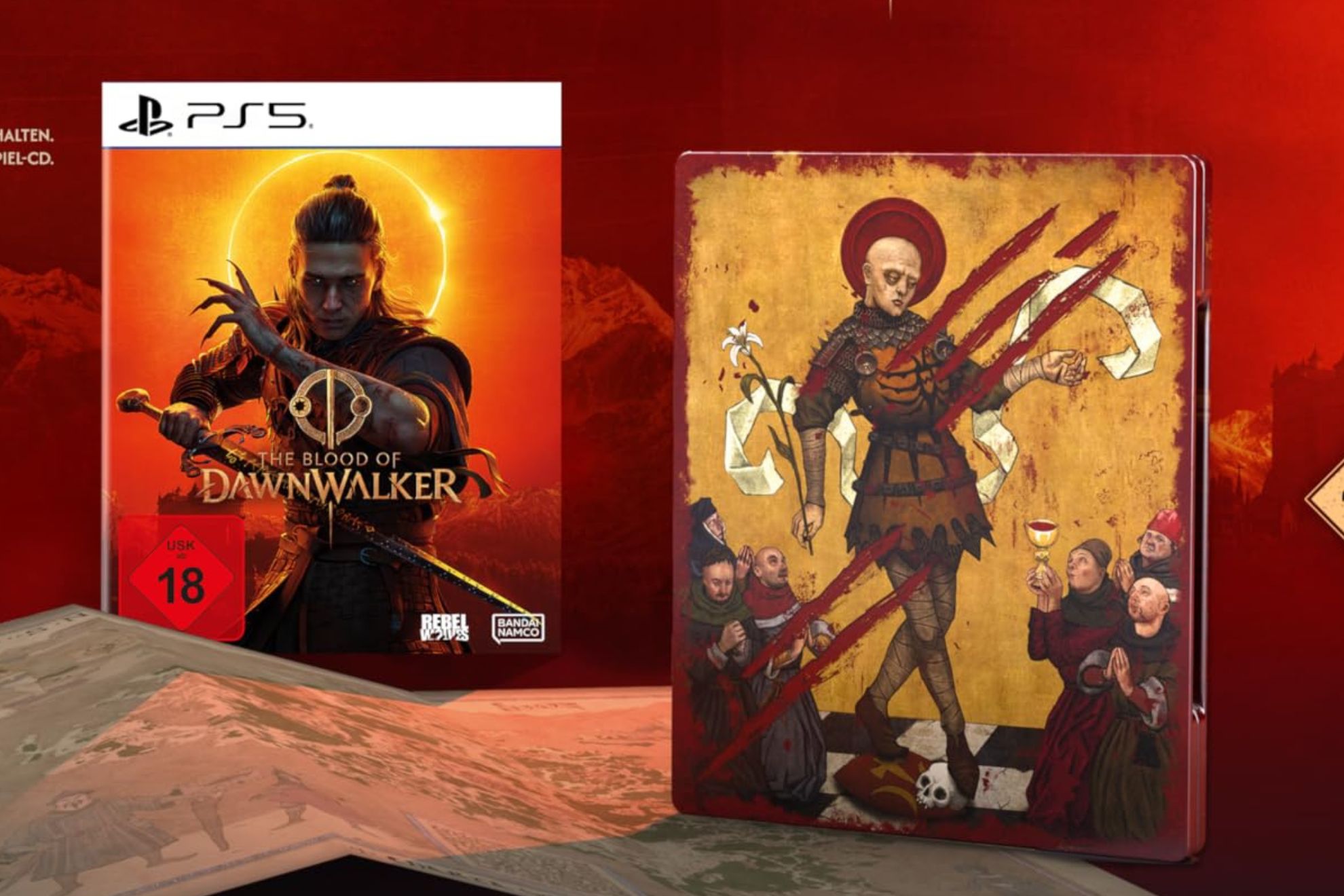 Imagen de la versión física de The Blood of Dawnwalker