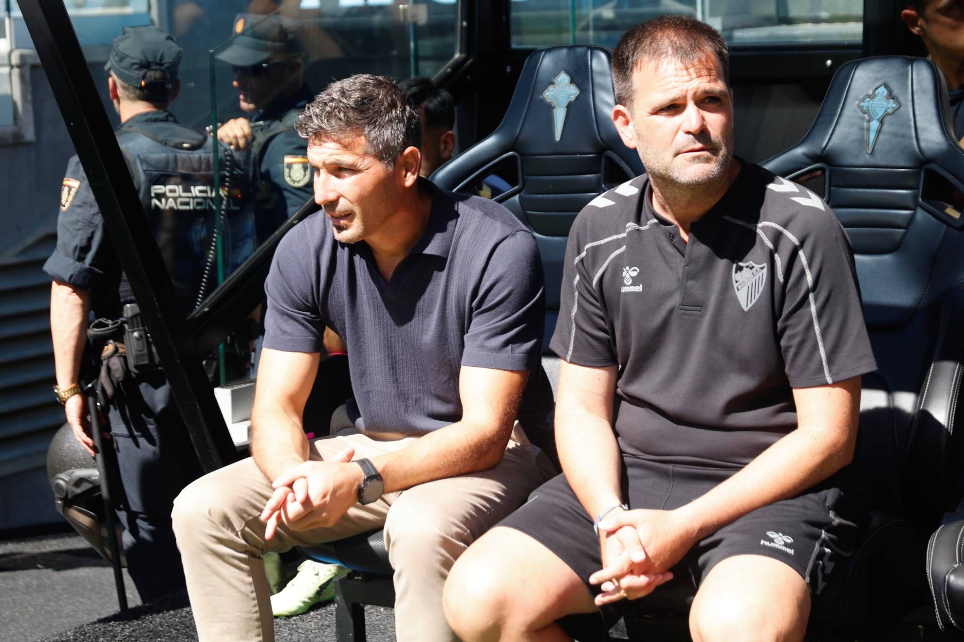Juanfran Funes, entrenador del Málaga.