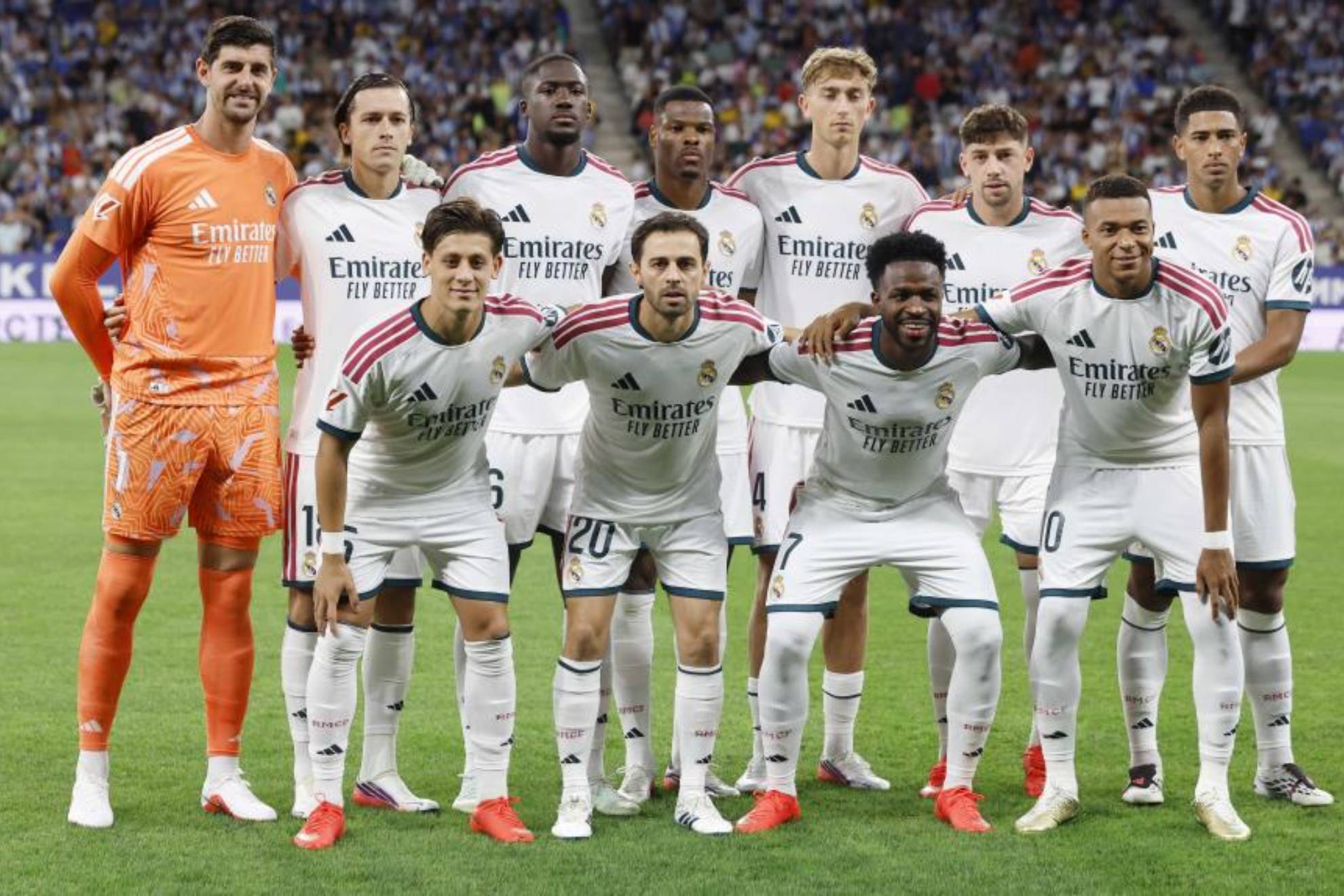 Once del Real Madrid ante el Espanyol. Francesc Adelantado