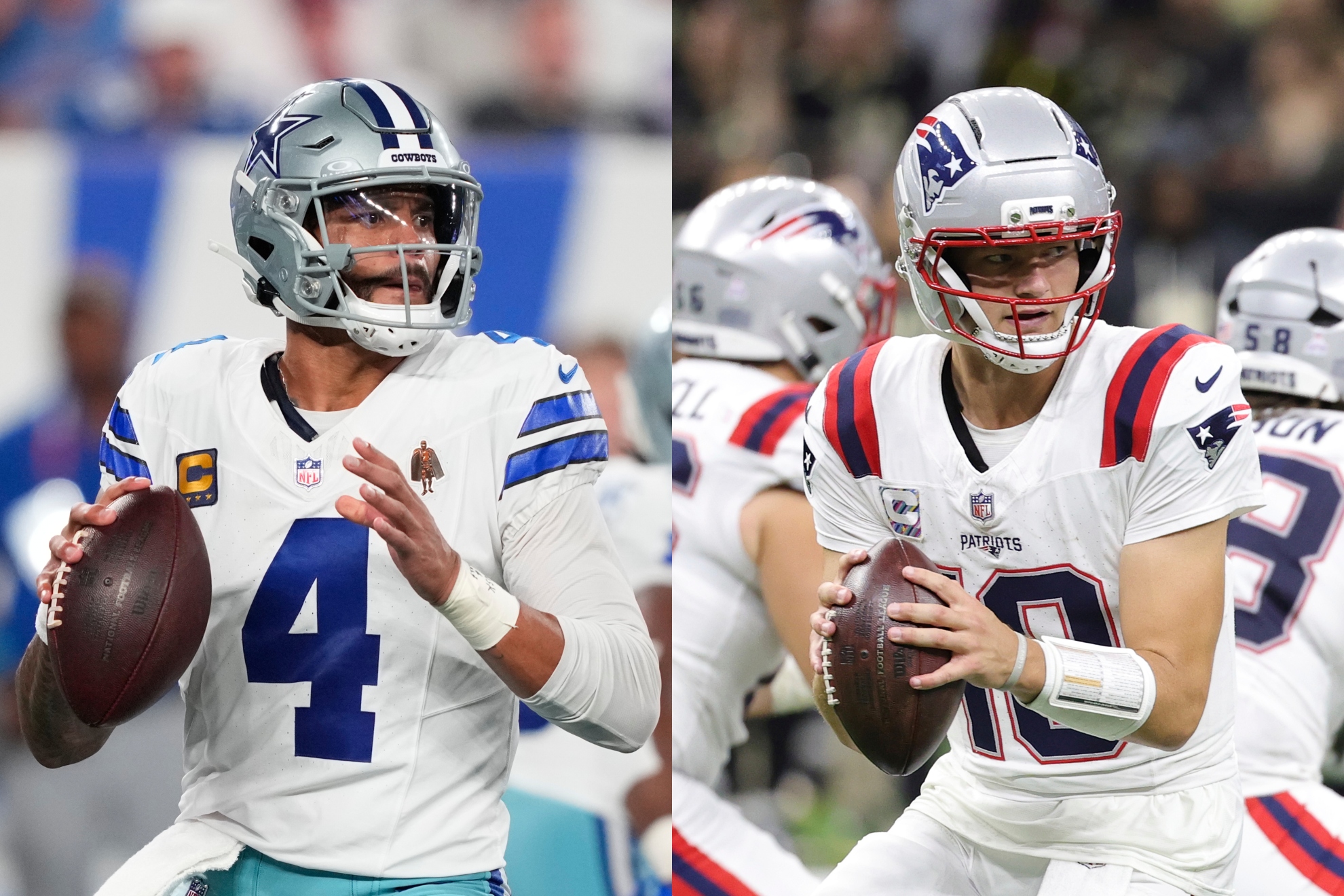 Prescott y Maye. Lapresse y Getty