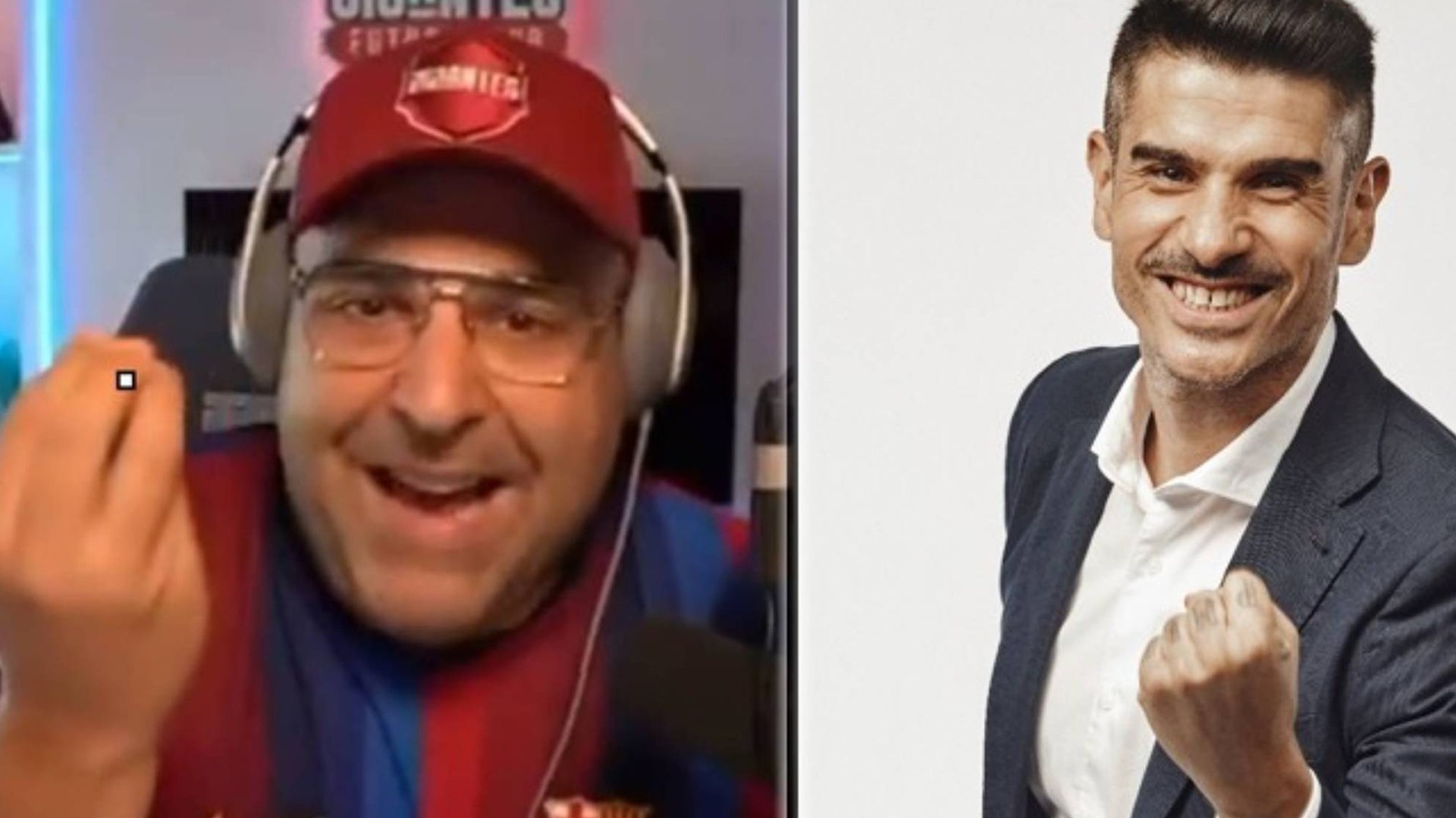 Gerard Romero estalló contra Álvaro Benito en Jijantes por los comentarios en Movistar + del ex del Real Madrid durante el partido que el F.C. Barcelona acabó ganando 2-4 contra el Levante.