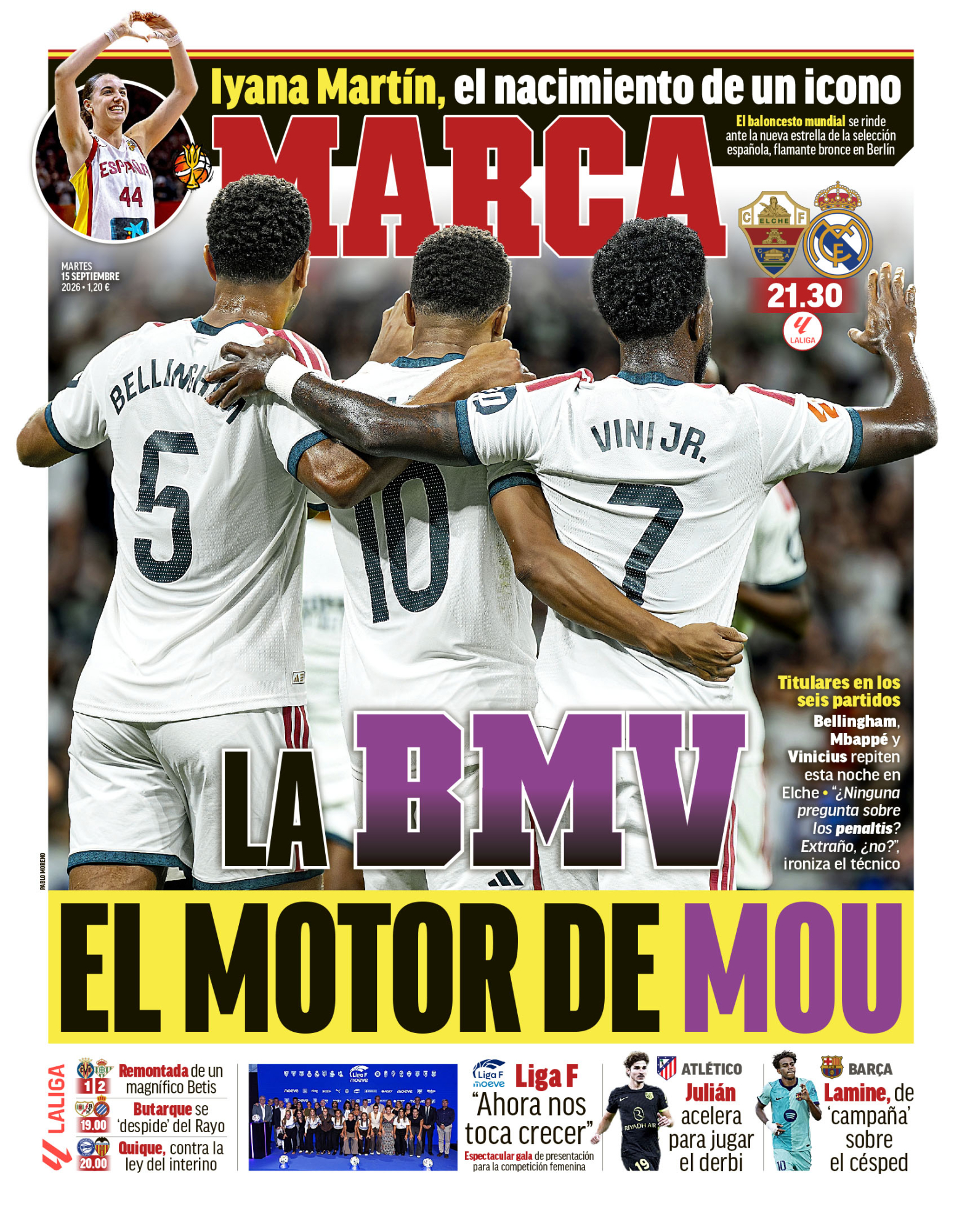 Revista de prensa Actualizado: 15/09/2026 02:05 horas
