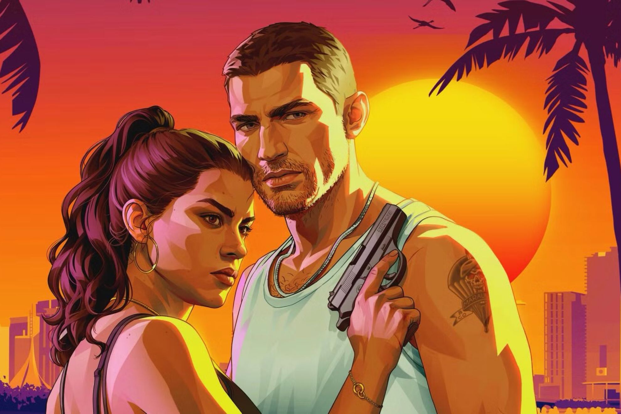 Jason y Lucía, protagonistas de GTA VI