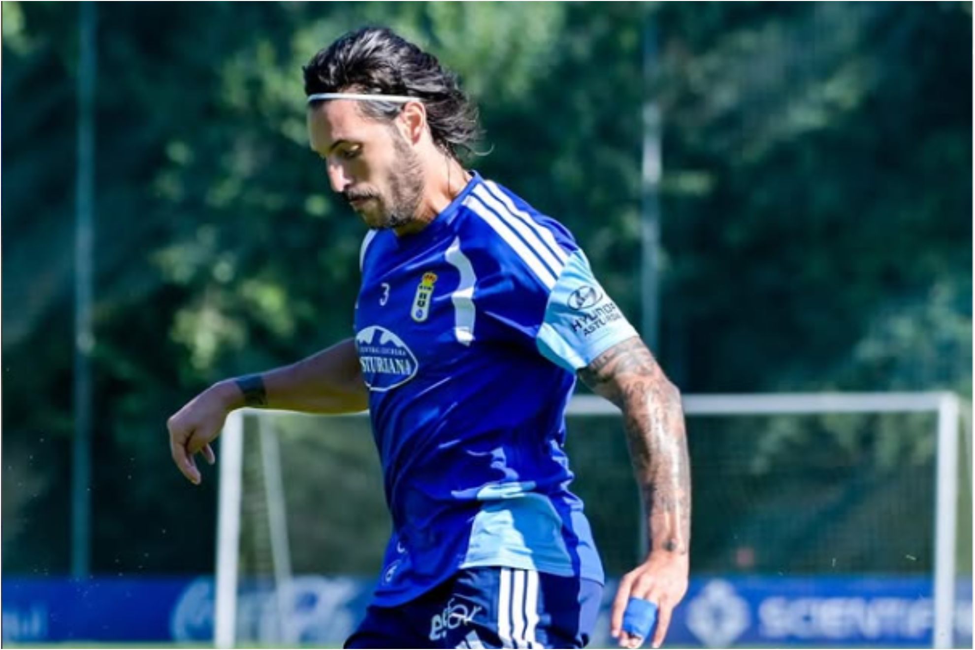 Juan Cruz, en un entrenamiento