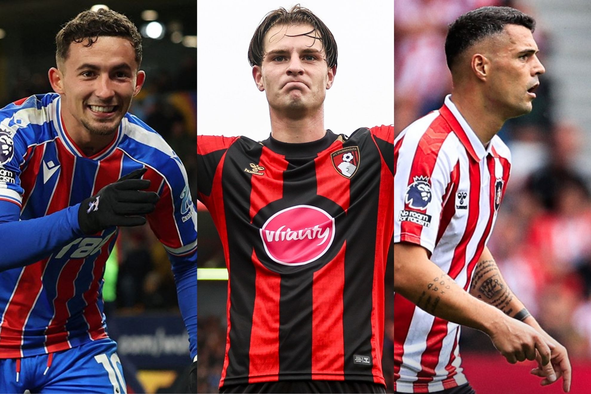 Yeremy Pino, Alex Scott y Granit Xhaka