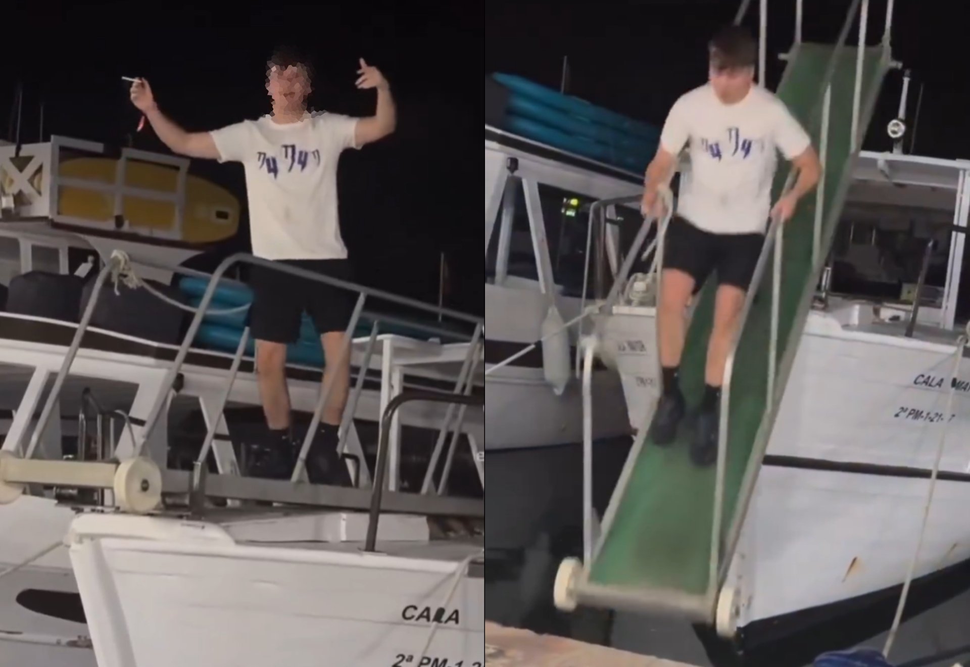 Del 'balconing' a colarse en barcos amarrados: la nueva imprudencia que casi acaba en tragedia en Ibiza