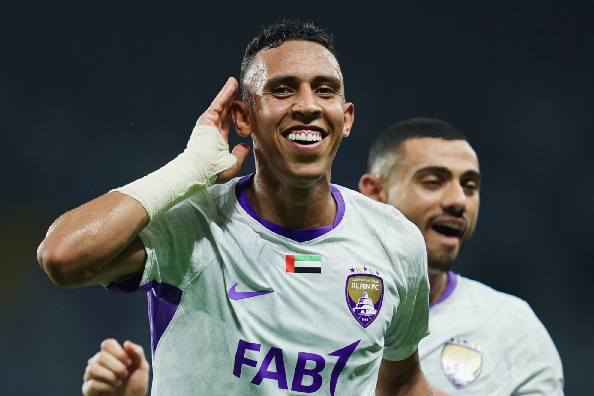Rahimi anotó tres de los goles ante Al Nassr. AL AIN.