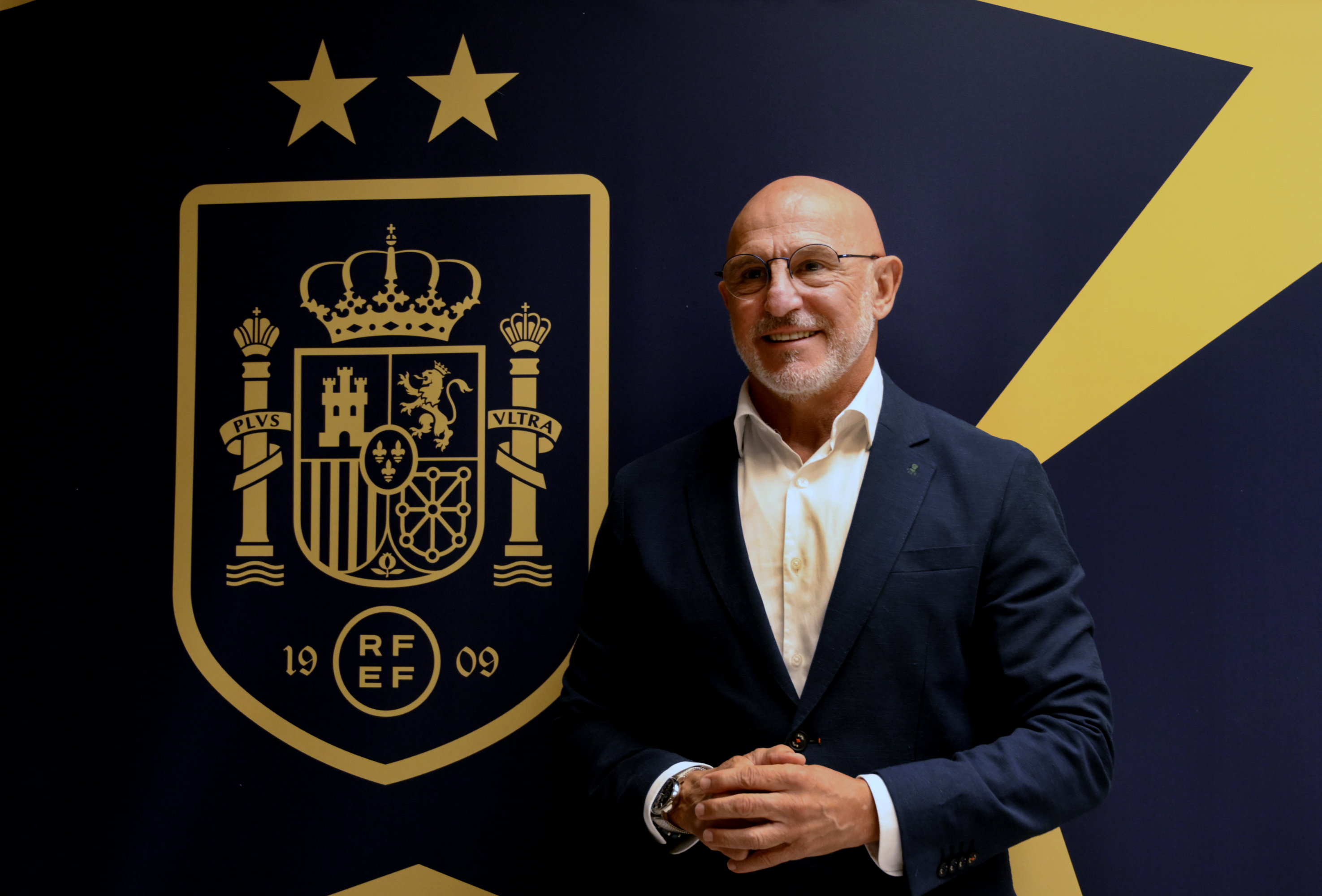 Luis de la Fuente, seleccionador español. Eloy Alonso