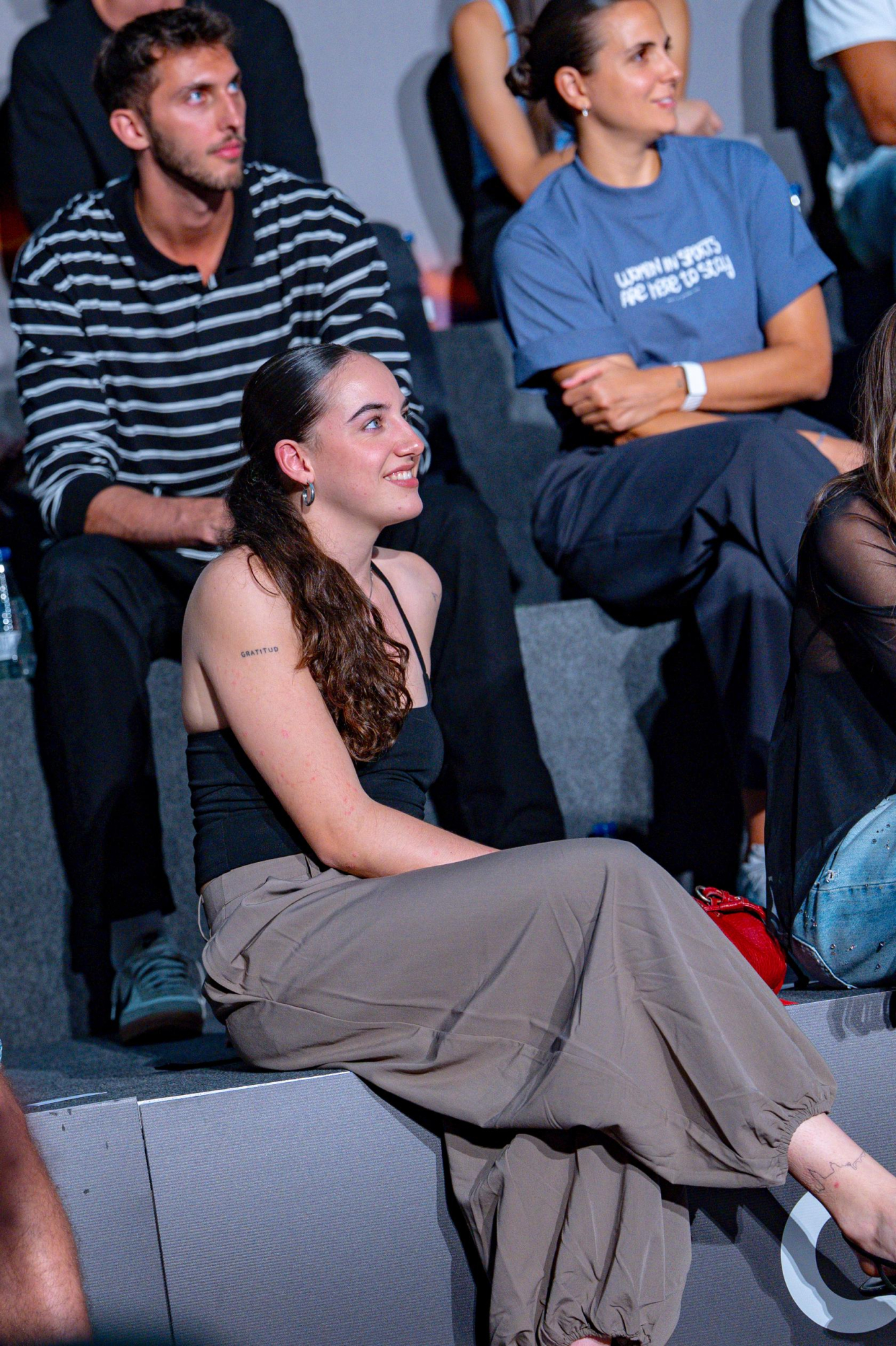 Iyana Martín, durante la presentación.