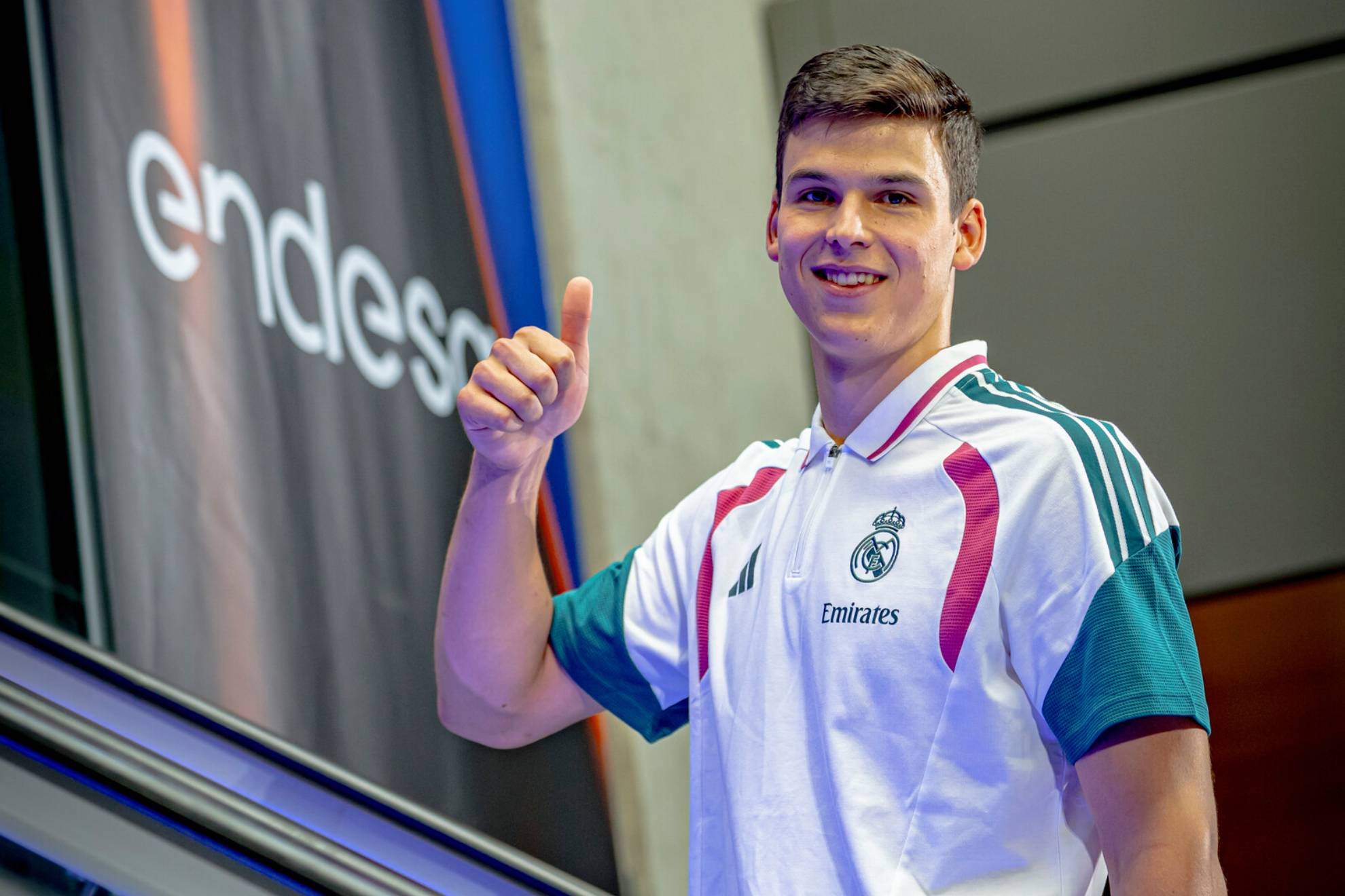 Jaime Pradilla, durante la presentación de la Liga Endesa. ALBERTO NEVADO