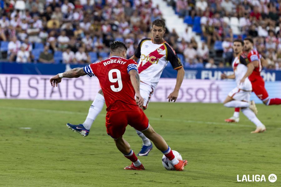 Roberto Fernández, en el 2-1 del partido ante el Rayo.
