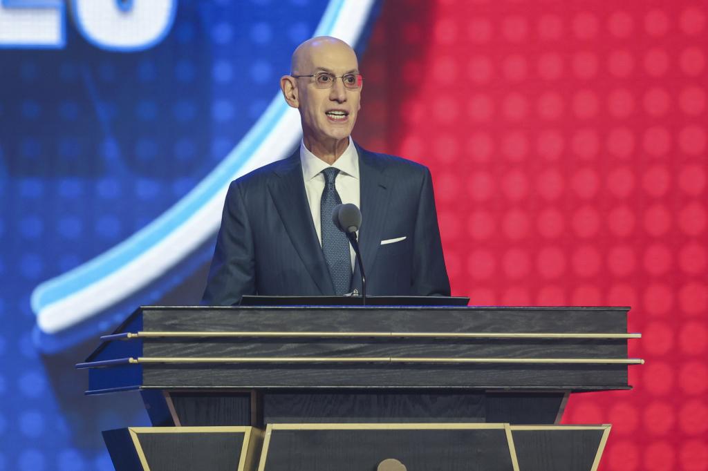 Adam Silver, comisionado de la NBA.